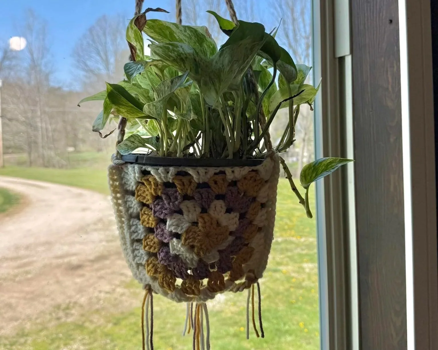 Plant Hanger - Intermediate (Crochet With Lakin)