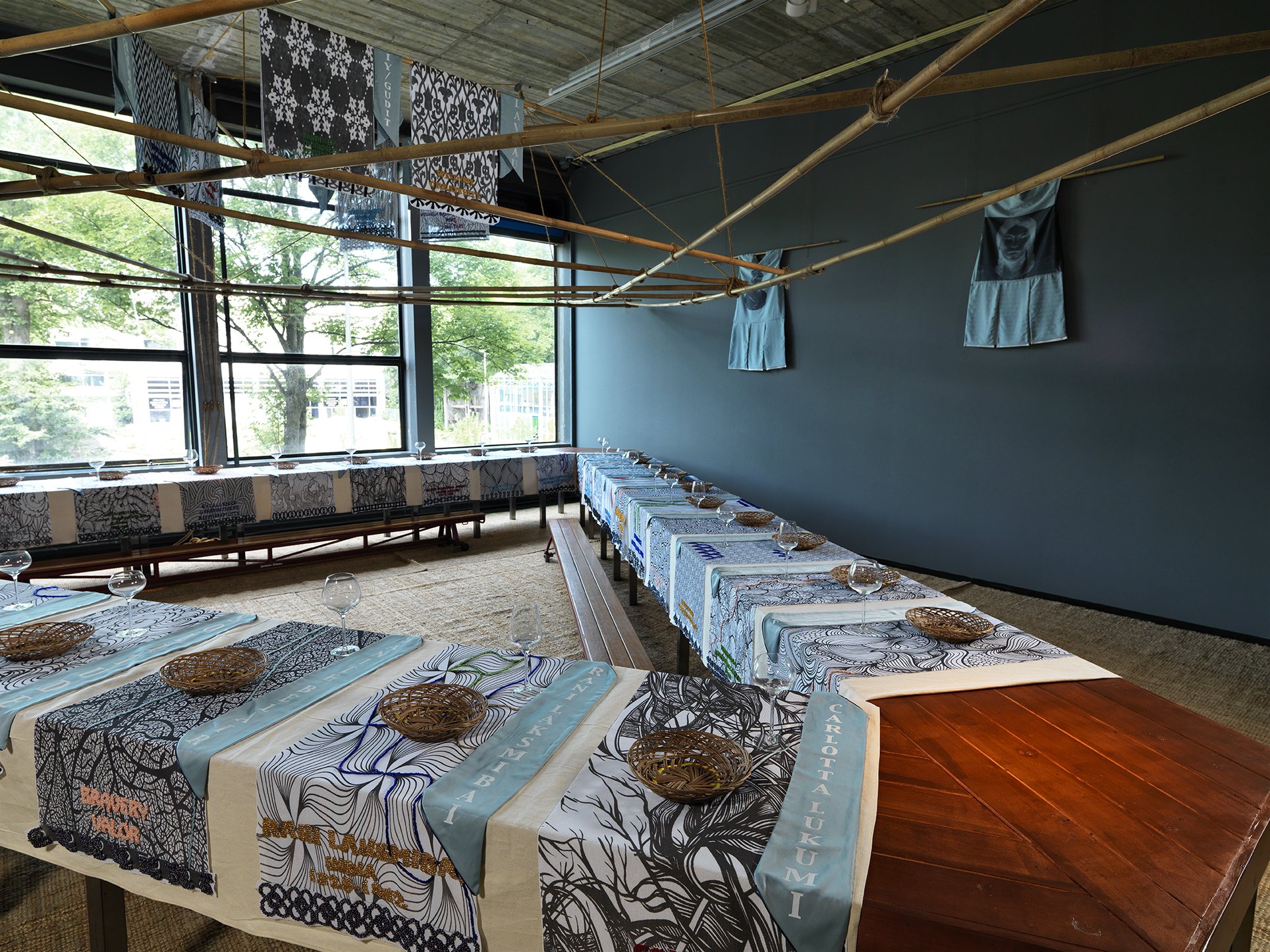 Guess Who’s Coming to Dinner Too? 2017-2023 Guess Who’s Coming to Dinner Too? 2017-2023



Guess Who’s Coming to Dinner Too? 2017-2023
Guess Who’s Coming to Dinner Too? 2017-2023
Installation view soloshow Visions of Possibilities Bonnefanten Maastri