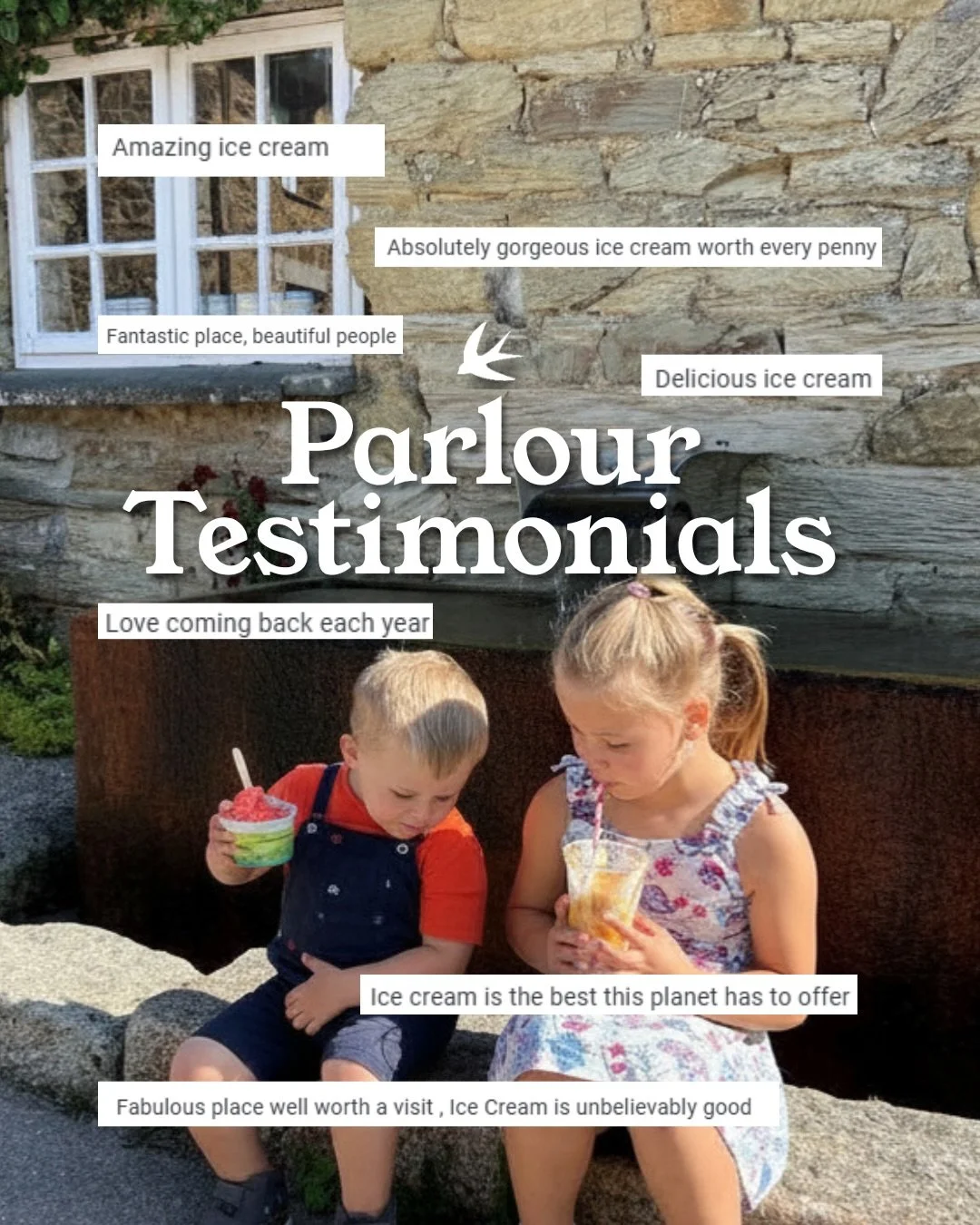 Ohhh you guys 🥹 

Our customer reviews and testimonials getting us all nostalgic&hellip; what&rsquo;s your favourite memory of the Callestick Parlour? 🩷

If you&rsquo;re yet to visit us in the heart of Cornwall, be warned. It&rsquo;s sure to become
