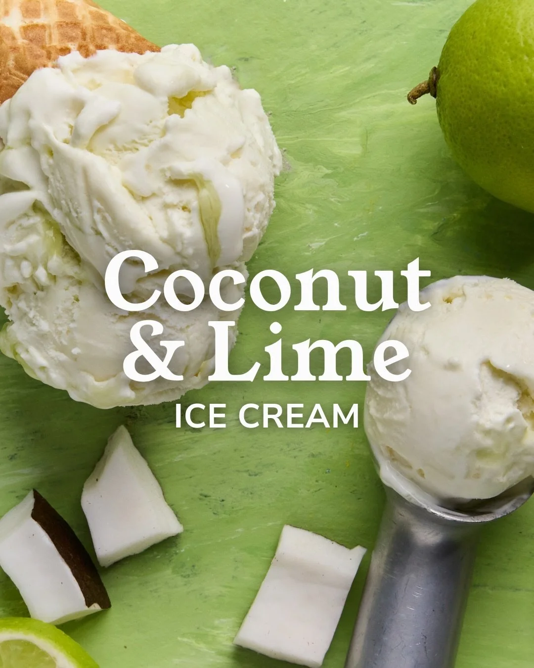 Coconut &amp; Lime Ice Cream 🥥🍋&zwj;🟩 

Our much loved creamy coconut has been reimagined with a vibrant swirl of lime, delivering the perfect blend of tropical creaminess &amp; refreshing citrus in every scoop. 

Hands up if you have tried this r