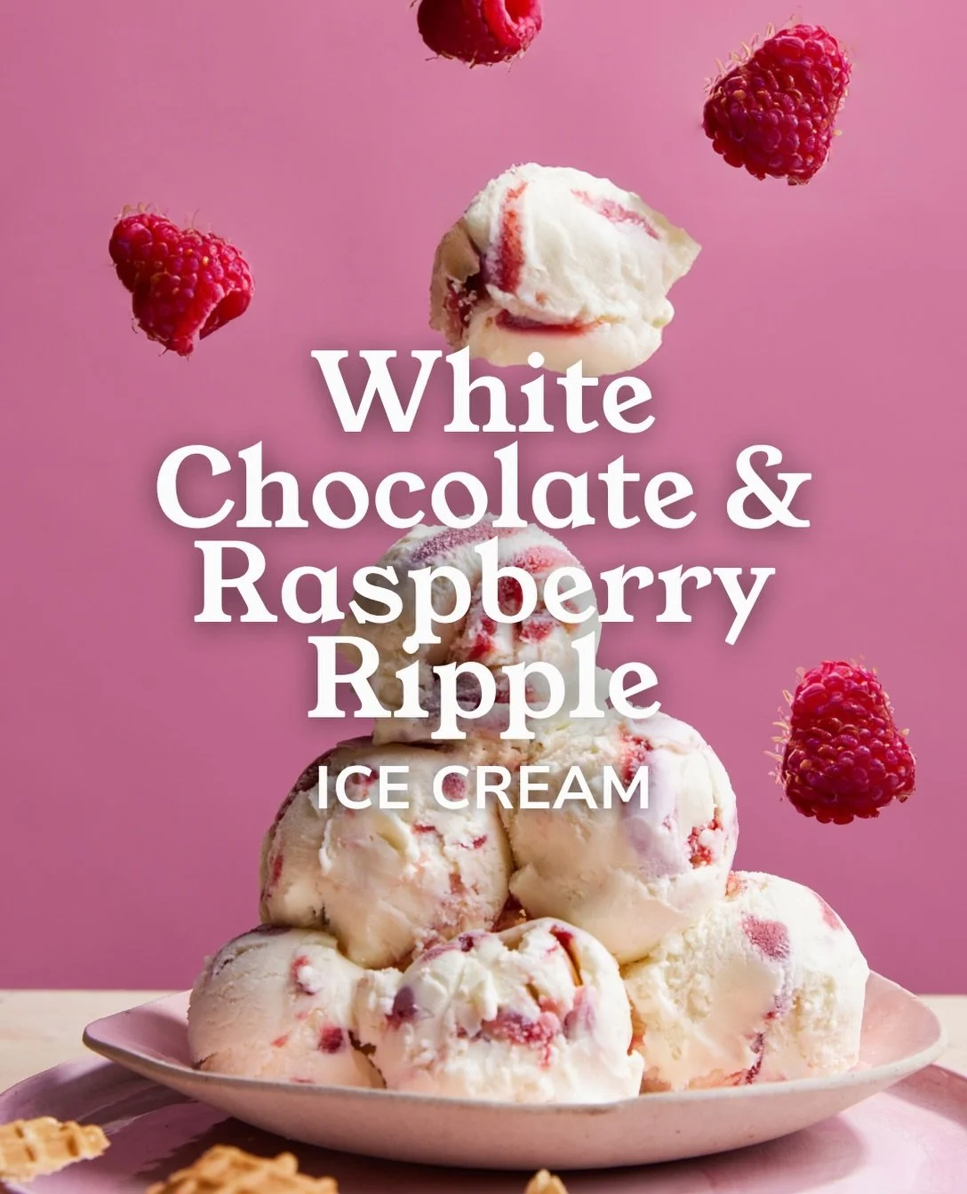 White Chocolate &amp; Raspberry Ripple 🩷

Our luxuriously creamy double cream ice cream is flavoured with smooth white chocolate and generously swirled with a vibrant raspberry sauce throughout for a deliciously creamy and fruity finish.

#Callestic