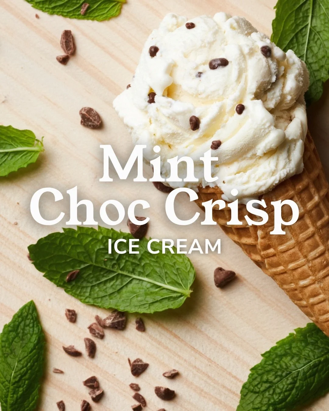 Mint Choc Crisp Ice Cream 🌱 

Our creamy double cream ice cream with a light, fresh mint flavour and crispy chocolate pieces scattered throughout.

#CallestickFarm #Callestick #AScoopOfCornwall #CornishProducer