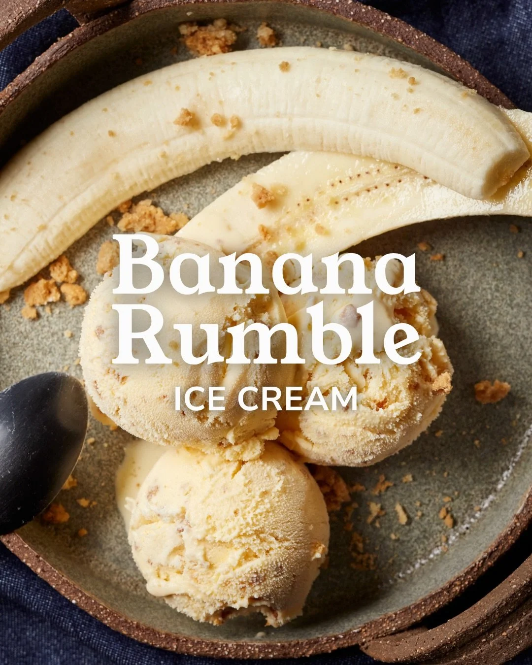 Banana Rumble 🍌 

Our luxuriously creamy double cream ice cream is bursting with sweet banana flavour and generously scattered with golden biscuit crumbs for an irresistible combination of smooth, sweet and crumbly.

#CallestickFarm #Callestick #Cor