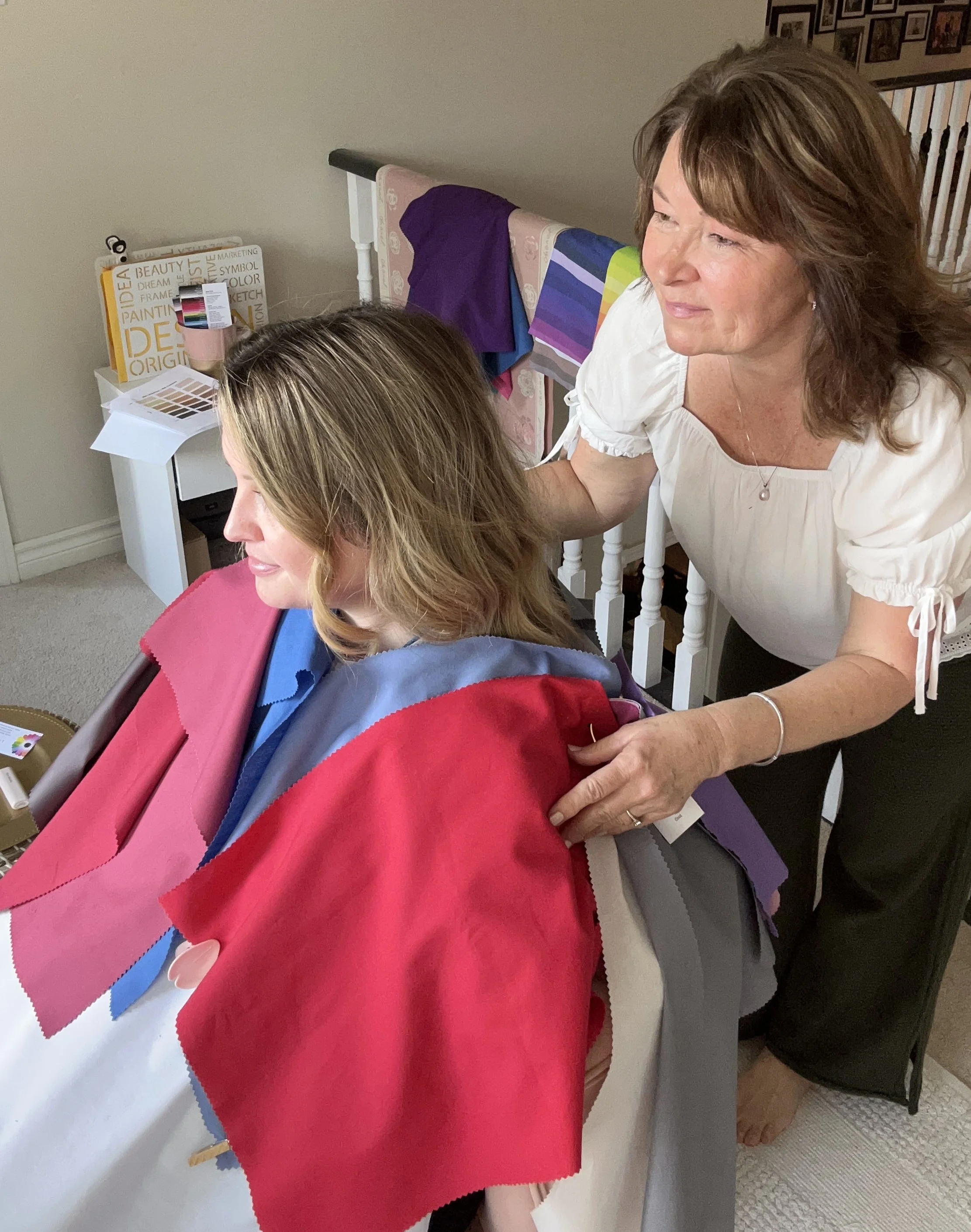 Personal Seasonal Colour Analysis with Linda will have you glowing!