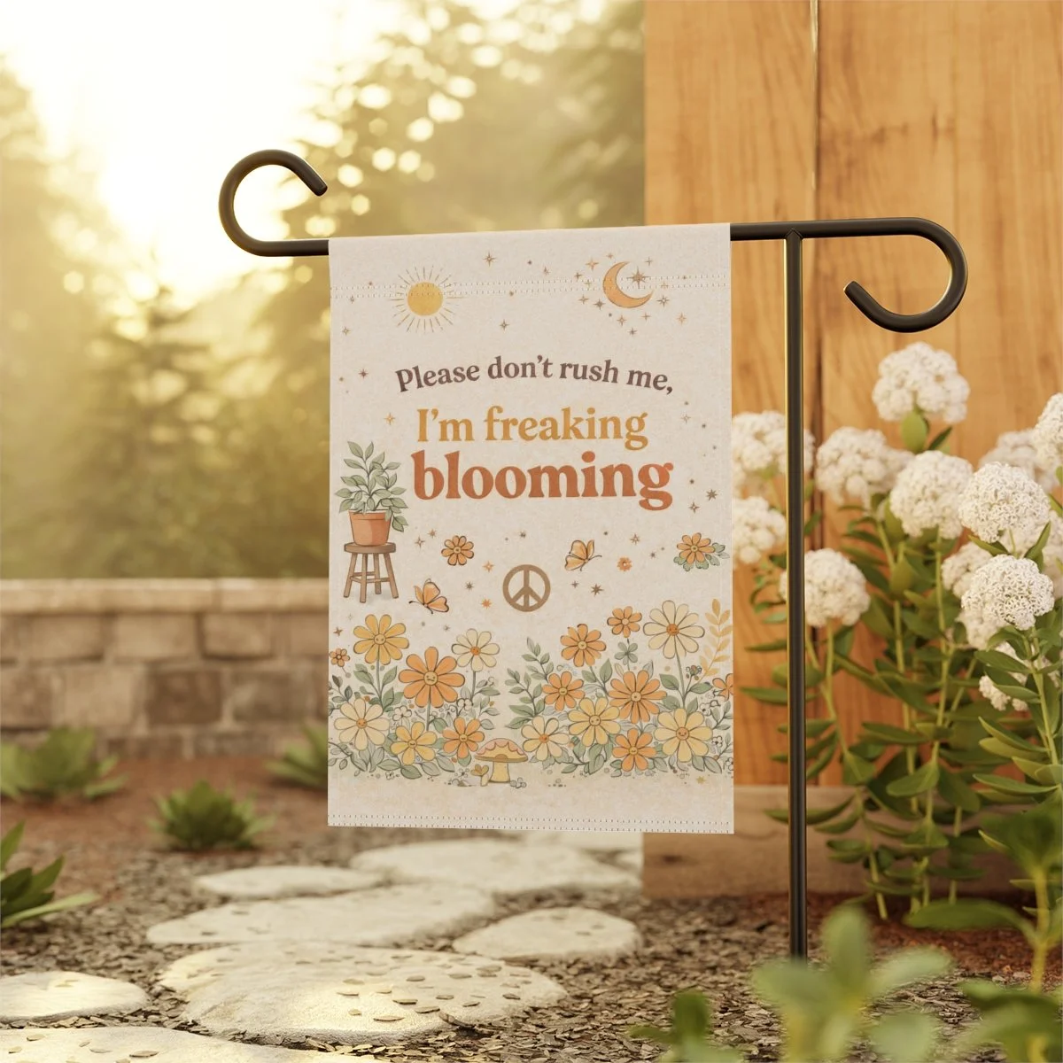 I’m Freaking Blooming Garden Banner