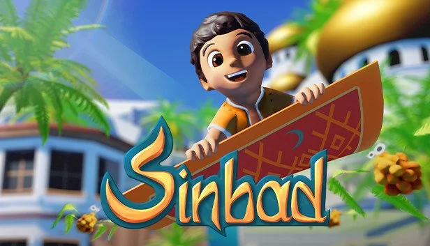 The Sinbad logo and splash art.