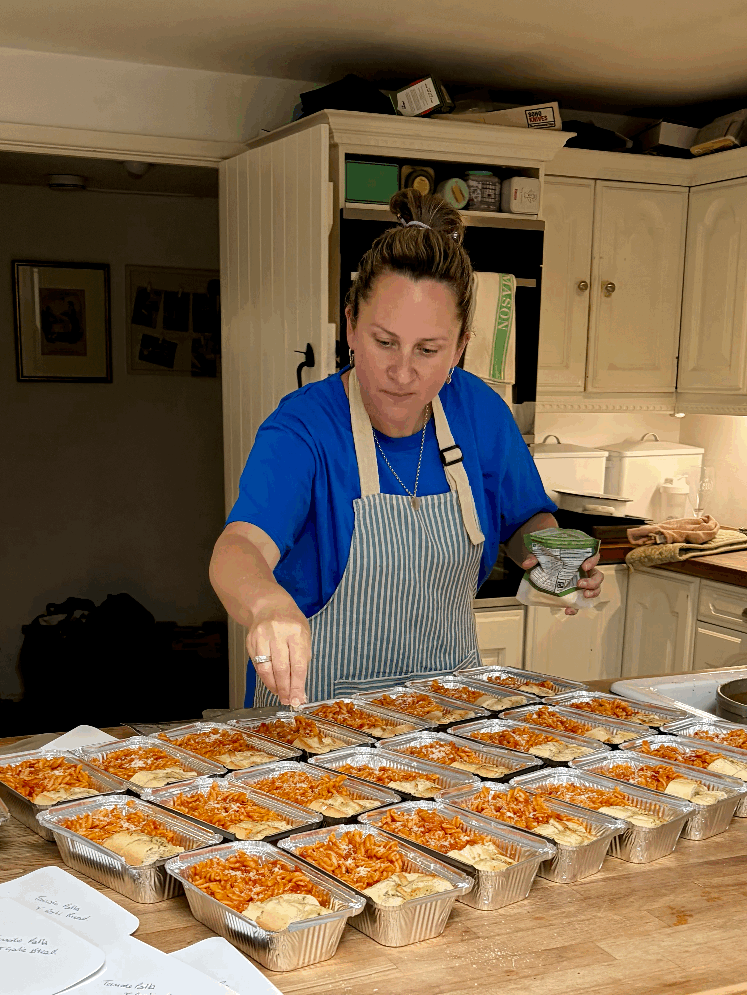 Cooking for the homeless