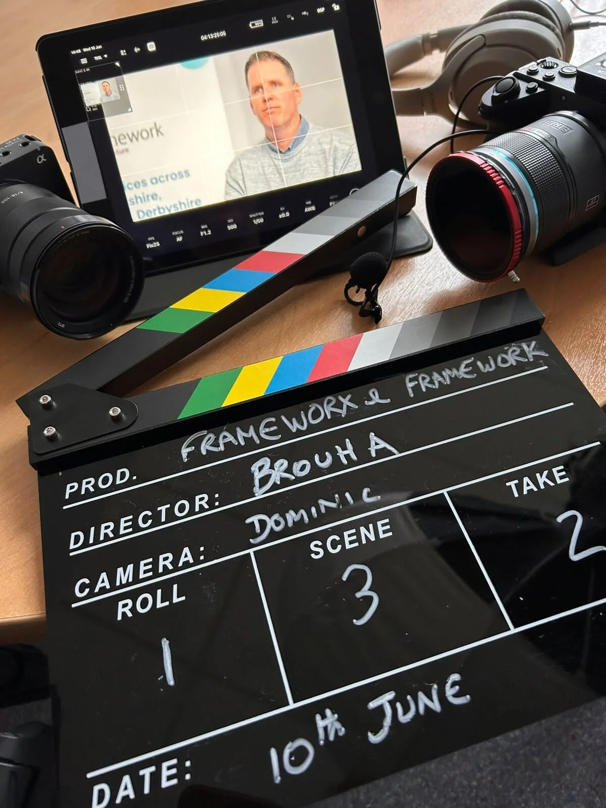 Great day filming!