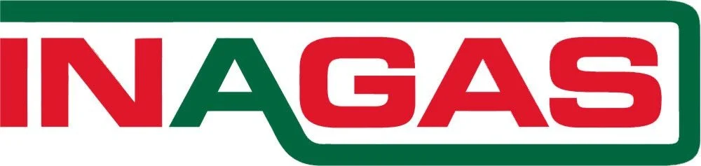 Sign with the words "IN A GAS" in red and green letters.