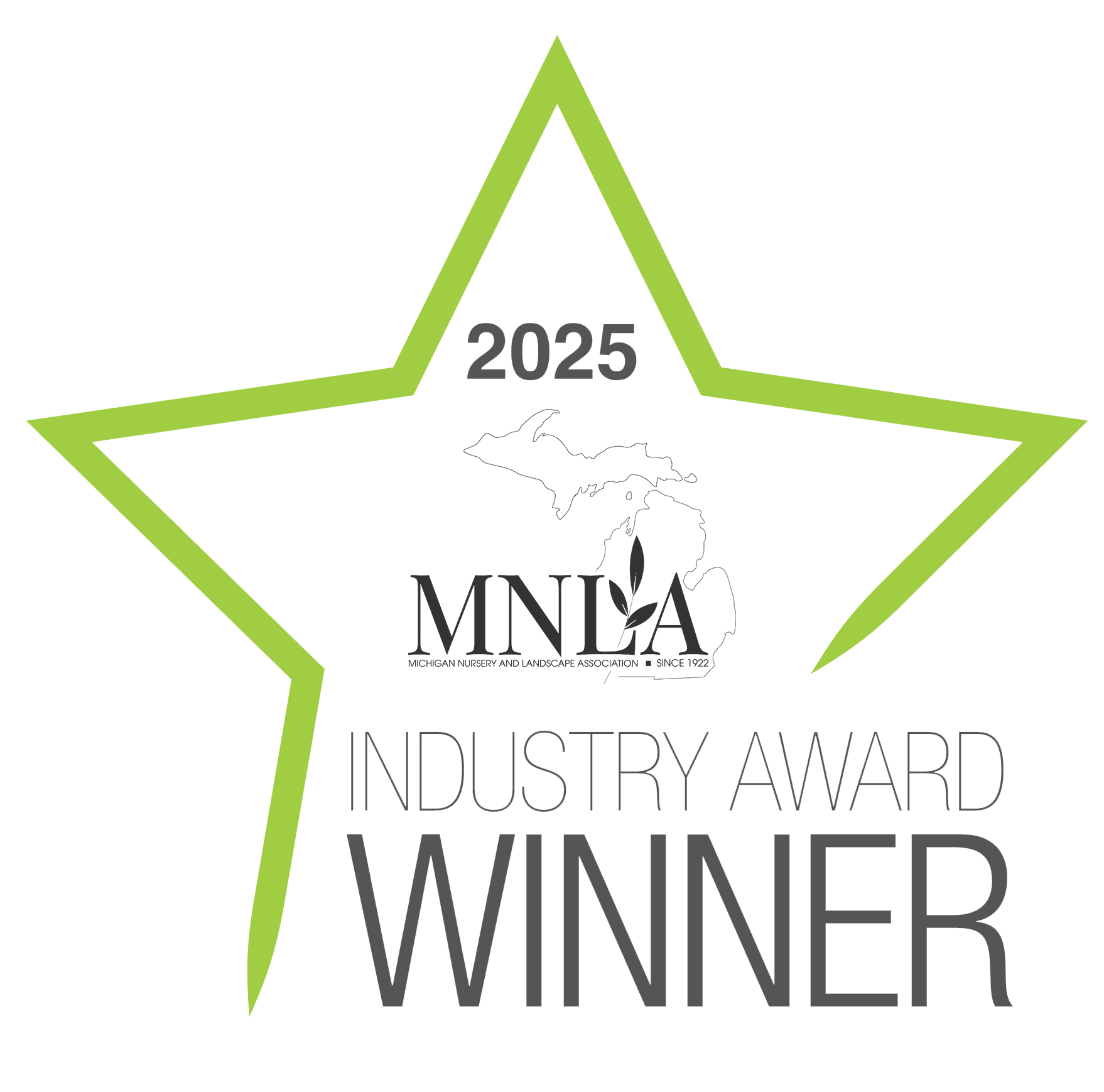 MNLA 2025 Industry award winner logo