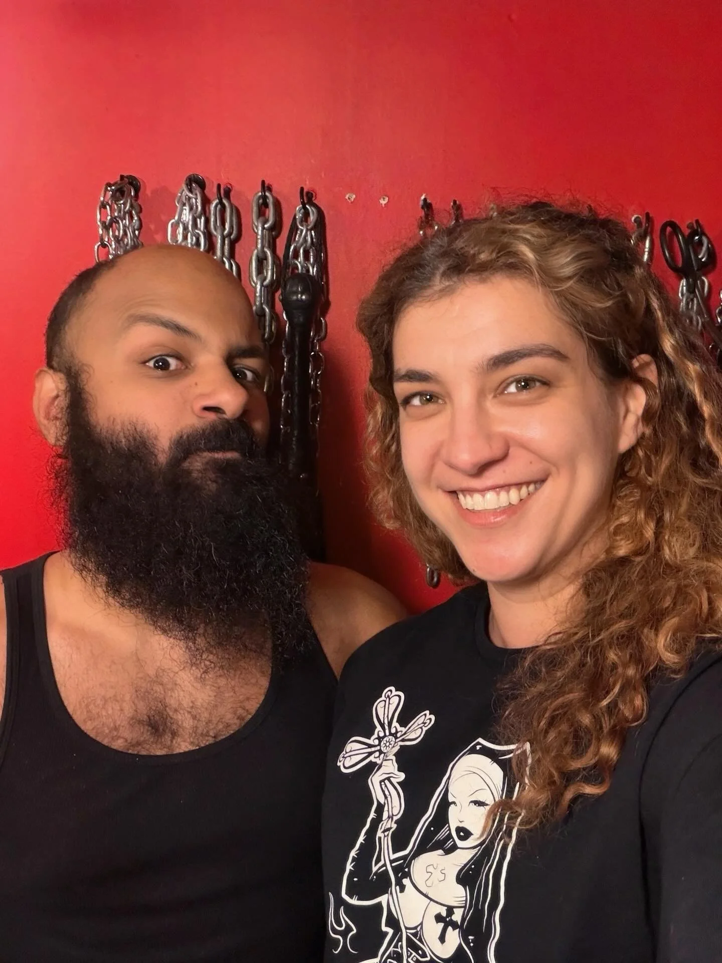 Stopped by @reerunyc&rsquo;s dungeon today to say hi! We are offering custom videos for our fans now that I live in NYC. Get your orders in! We are shooting in May.