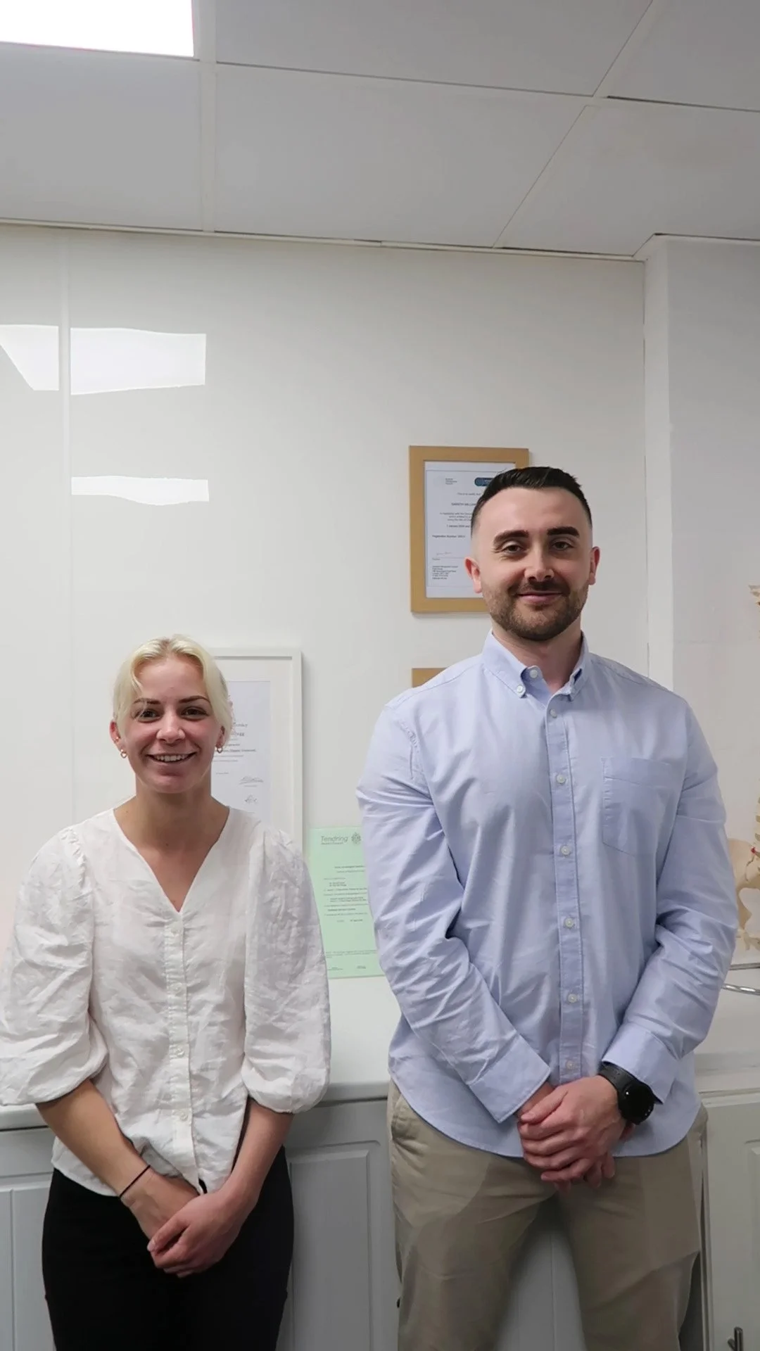 Image showing the two chiropractic doctors at Clacton Common Chiropractic Clinic