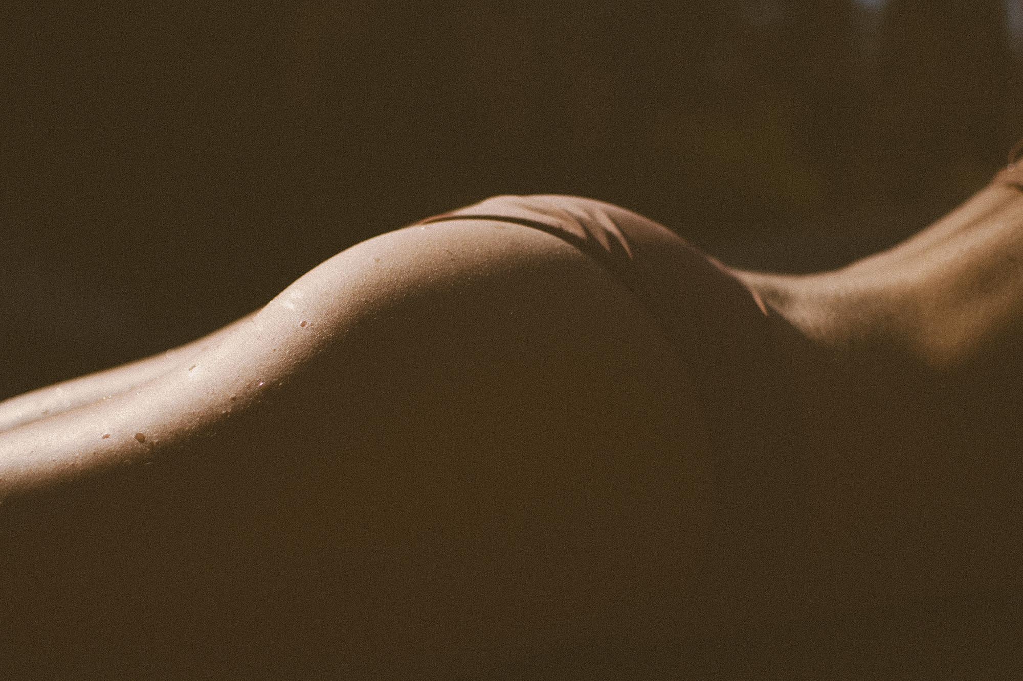 Detail shot of woman taken in Sequoia National Park, California.