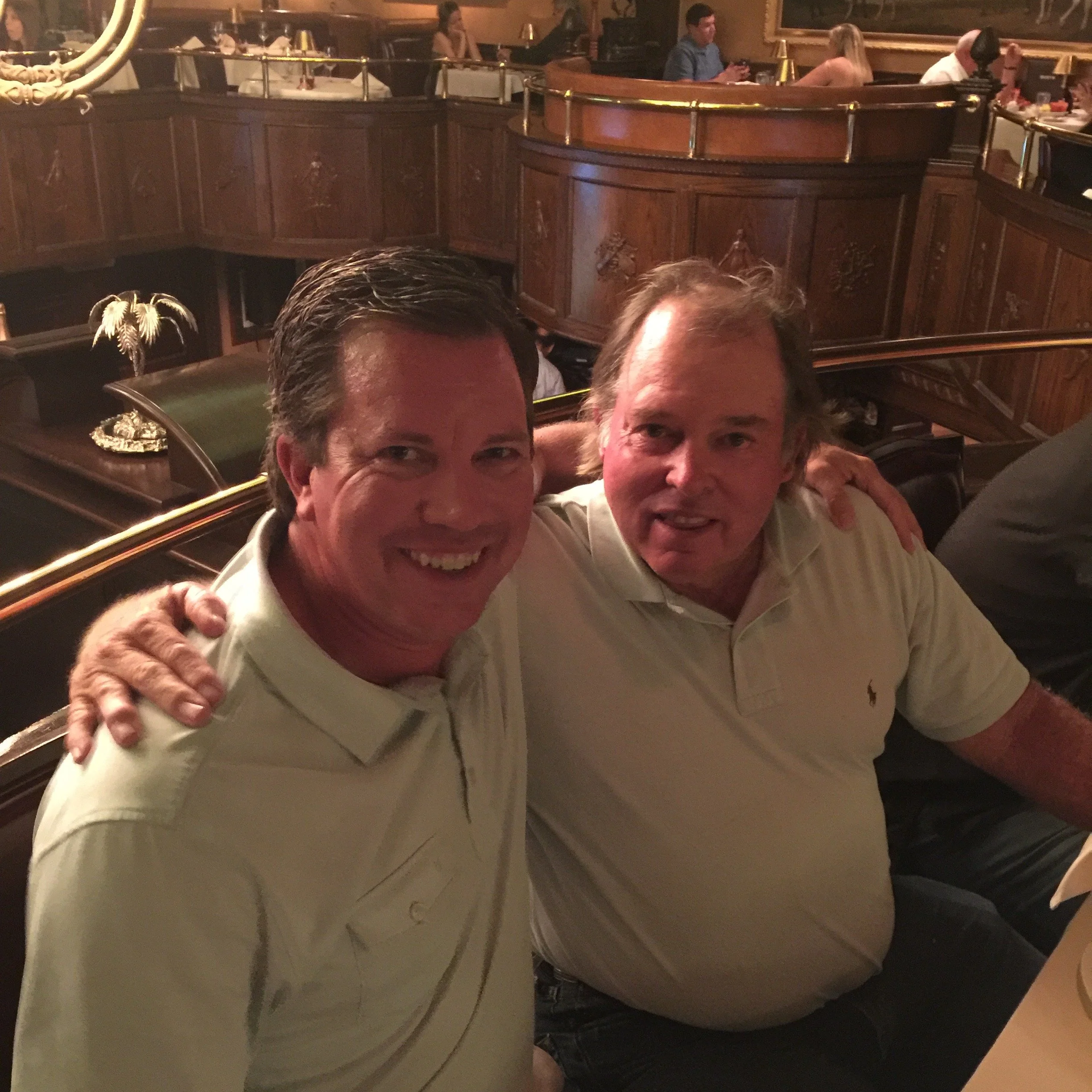 Me & Mike Adams before a pretty good bottle of red, I am sure.