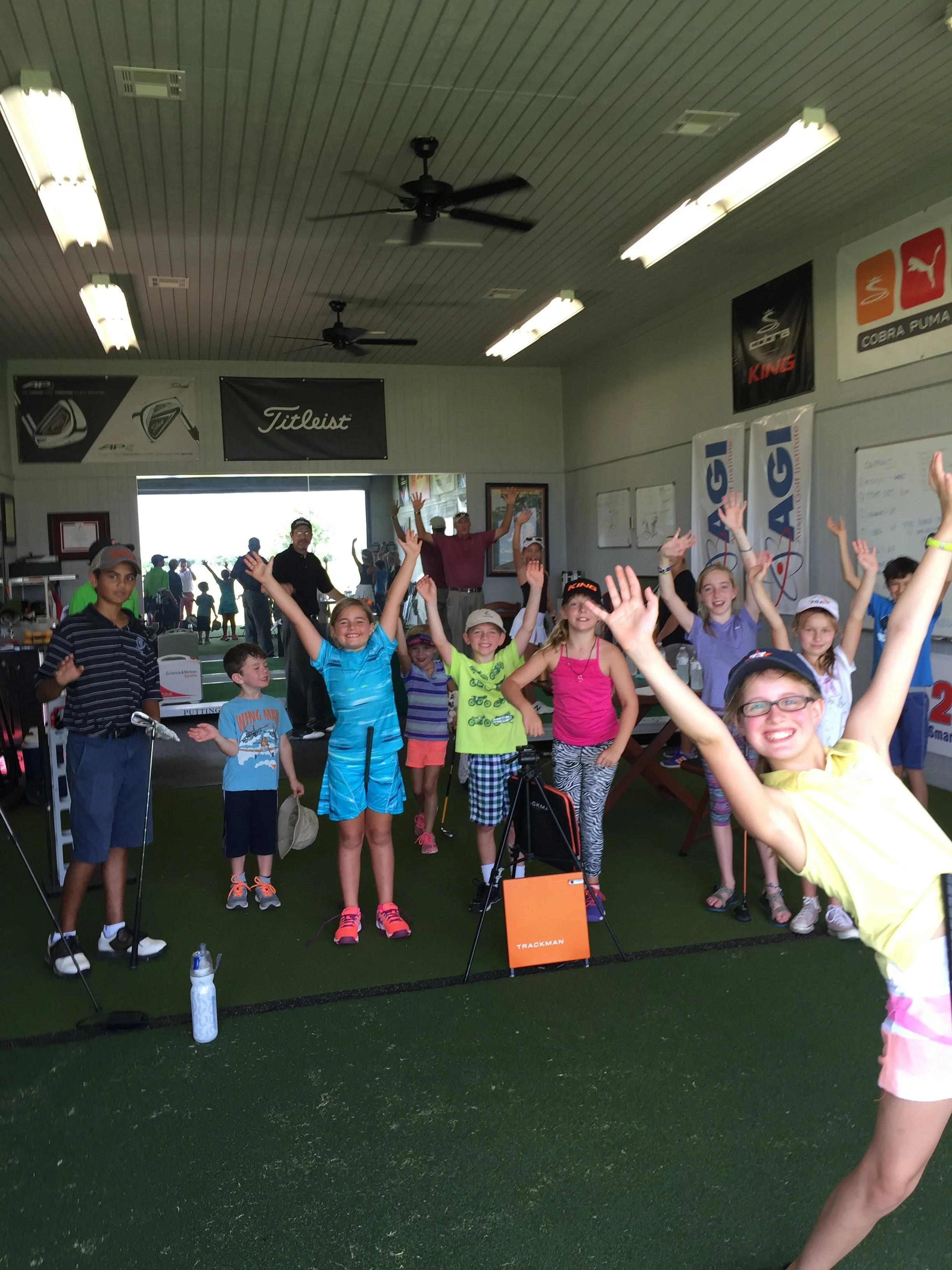 Junior camp at Austin Golf Institute.
