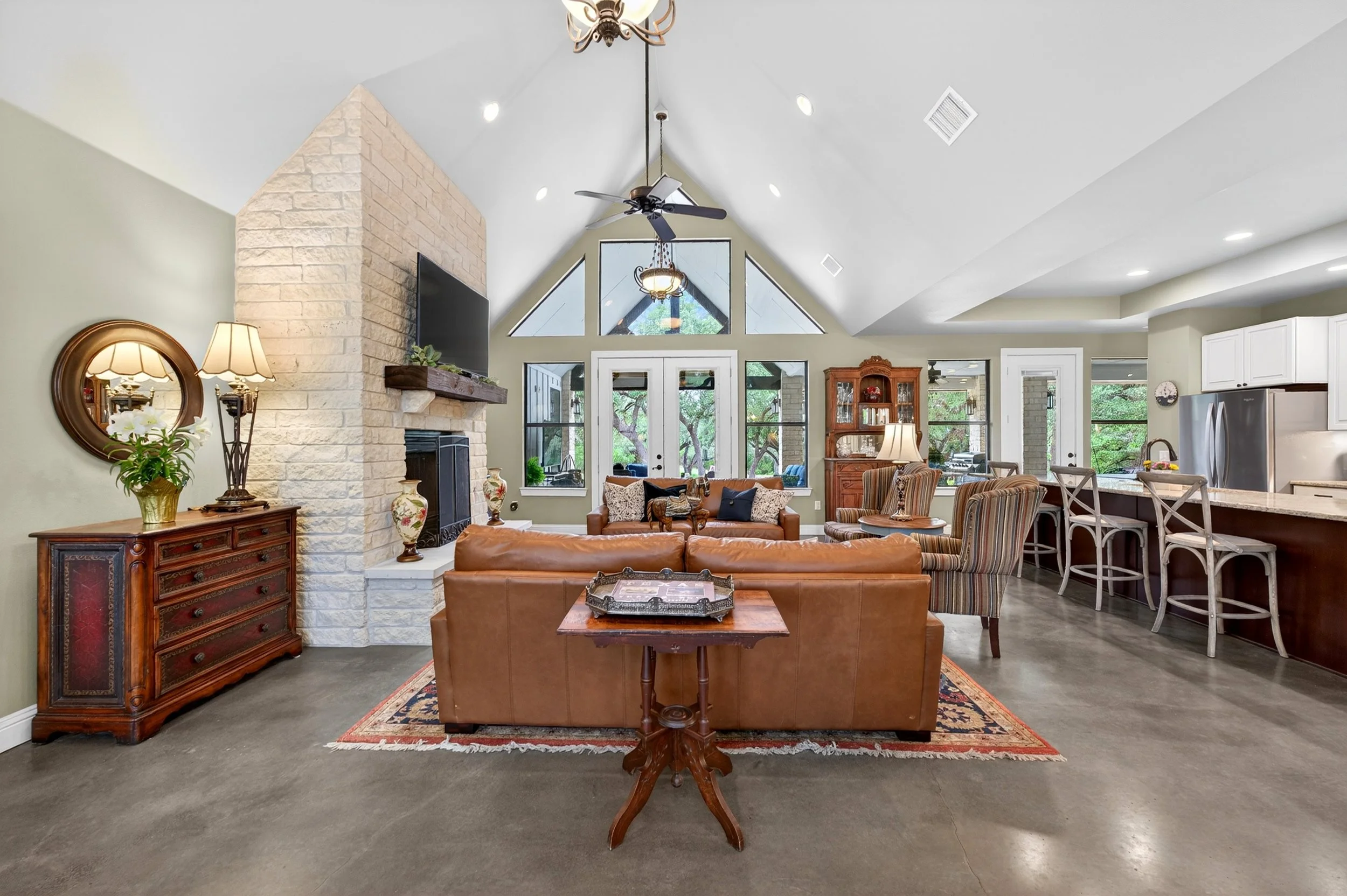 Entry into large open great room.