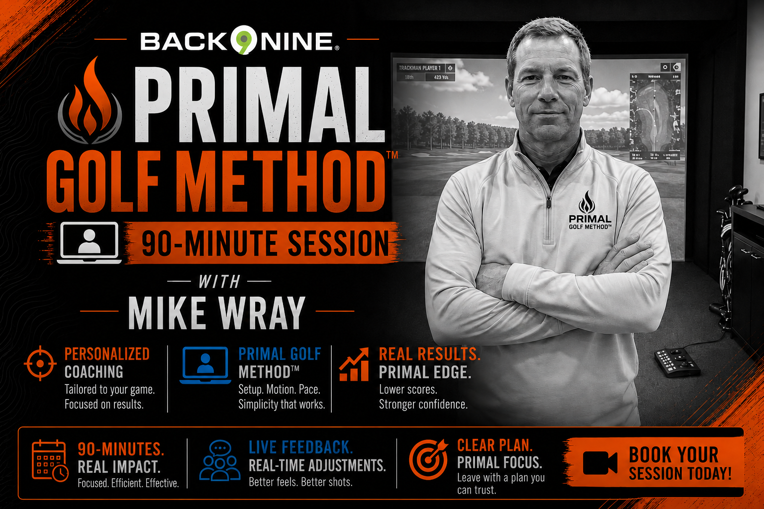 Initial 90-minute Session for Back Nine® Members with Mike Wray
