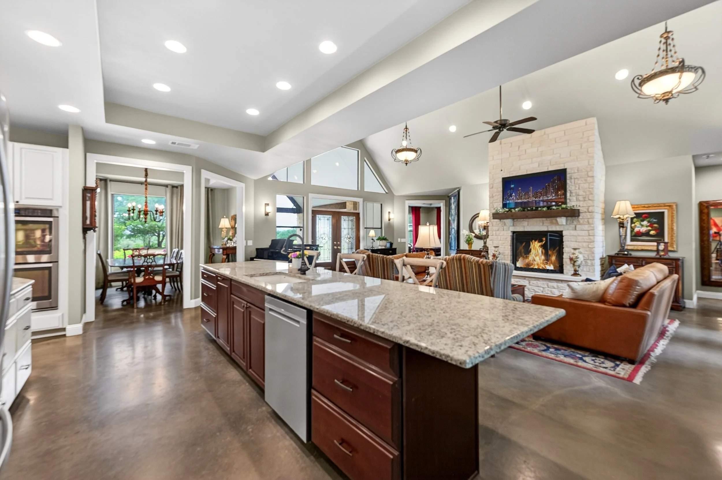Kitchen | Living | Formal Dining Main area.