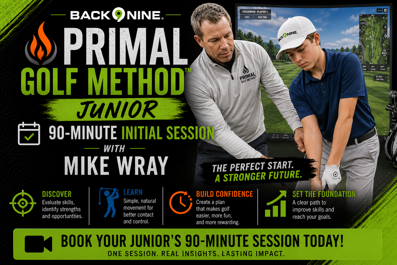 90-Minute Initial Junior Session with Mike Wray
