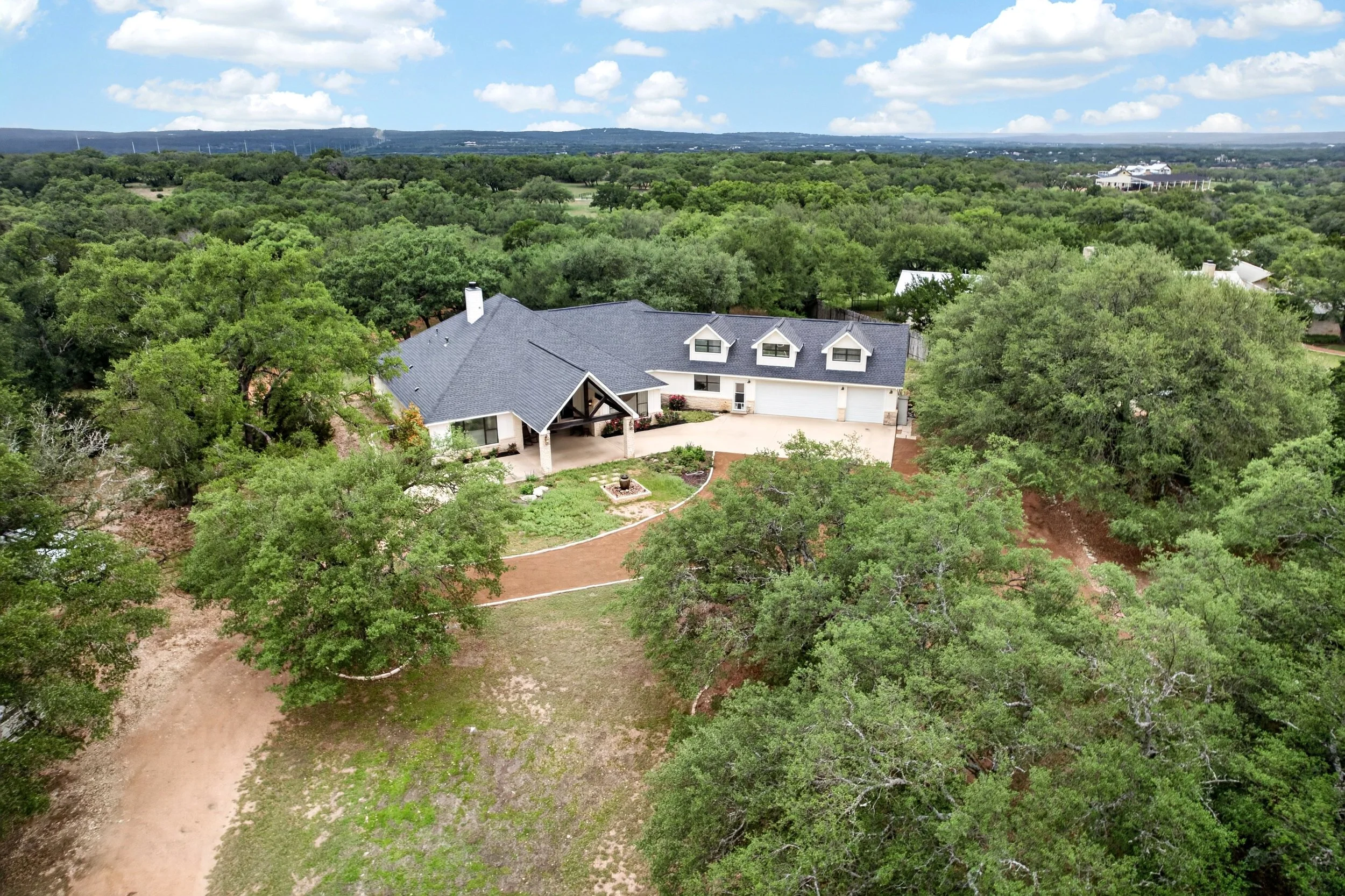 Set on over 5 acres backing to private preserve.