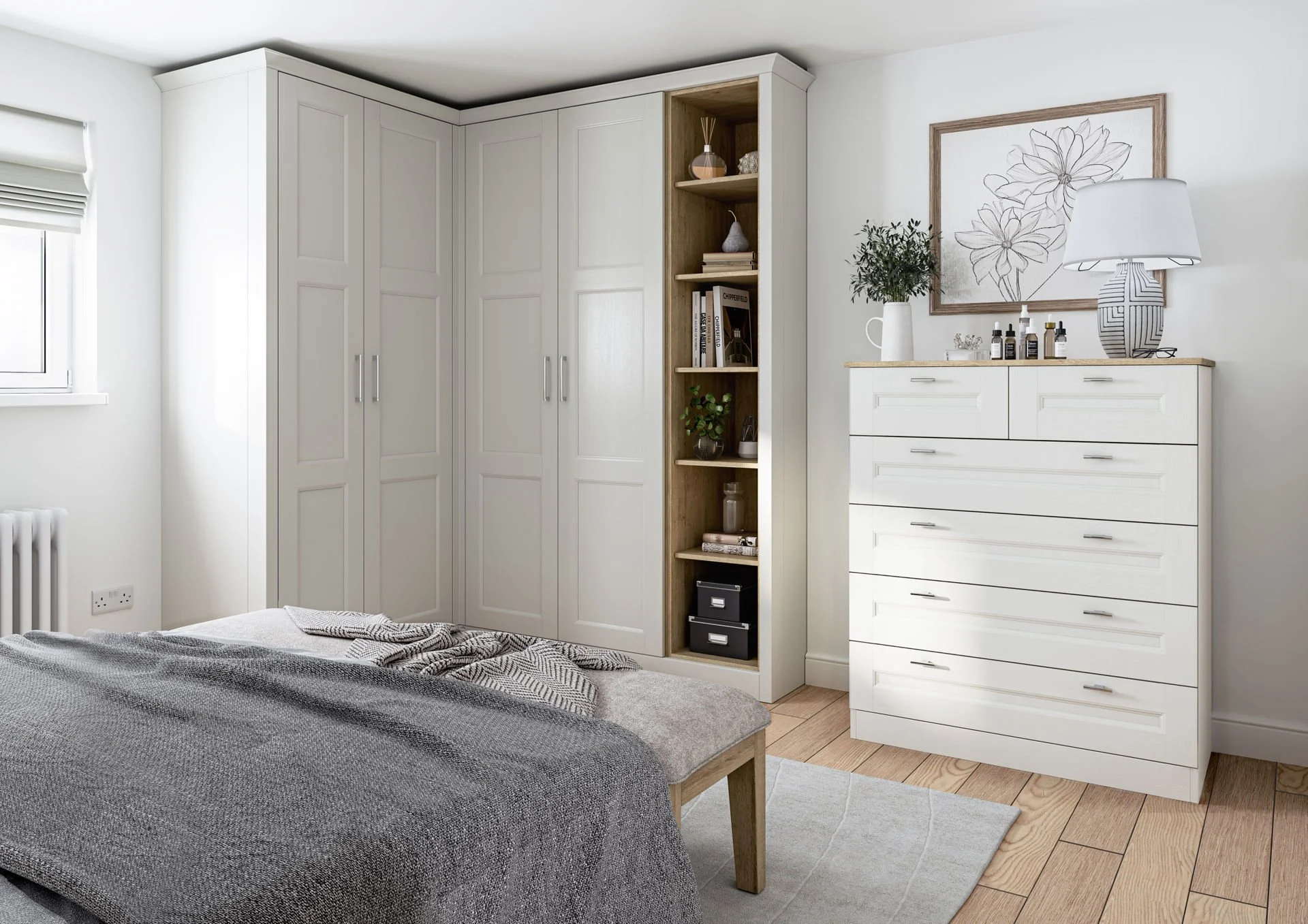 Belsay Beaded - Dove Grey