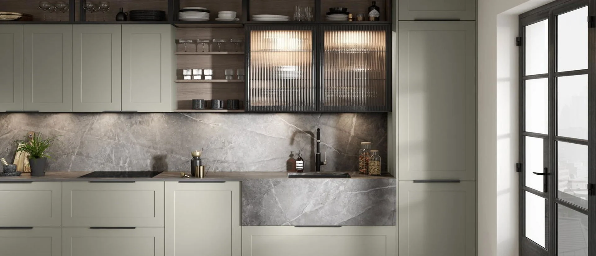 Hunton Glass Feature Doors