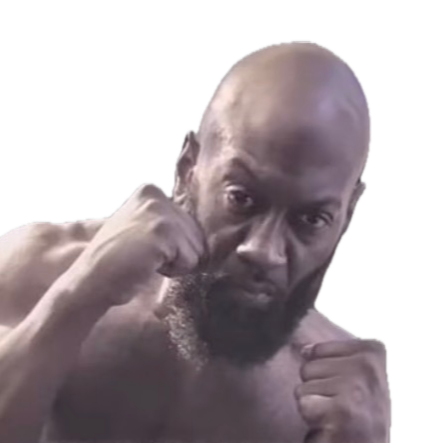 Fighter profile photo of heavyweight boxer David Frink in a fighting stance for Parker's Place Boxing League (PPBL).