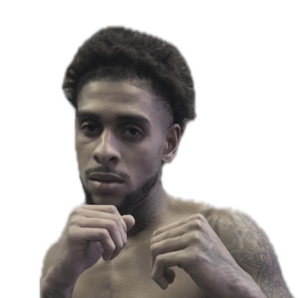 Fighter profile photo of Romellow "Melo" Quan in a fighting stance, standout amateur boxer in Parker's Place Boxing League (PPBL).