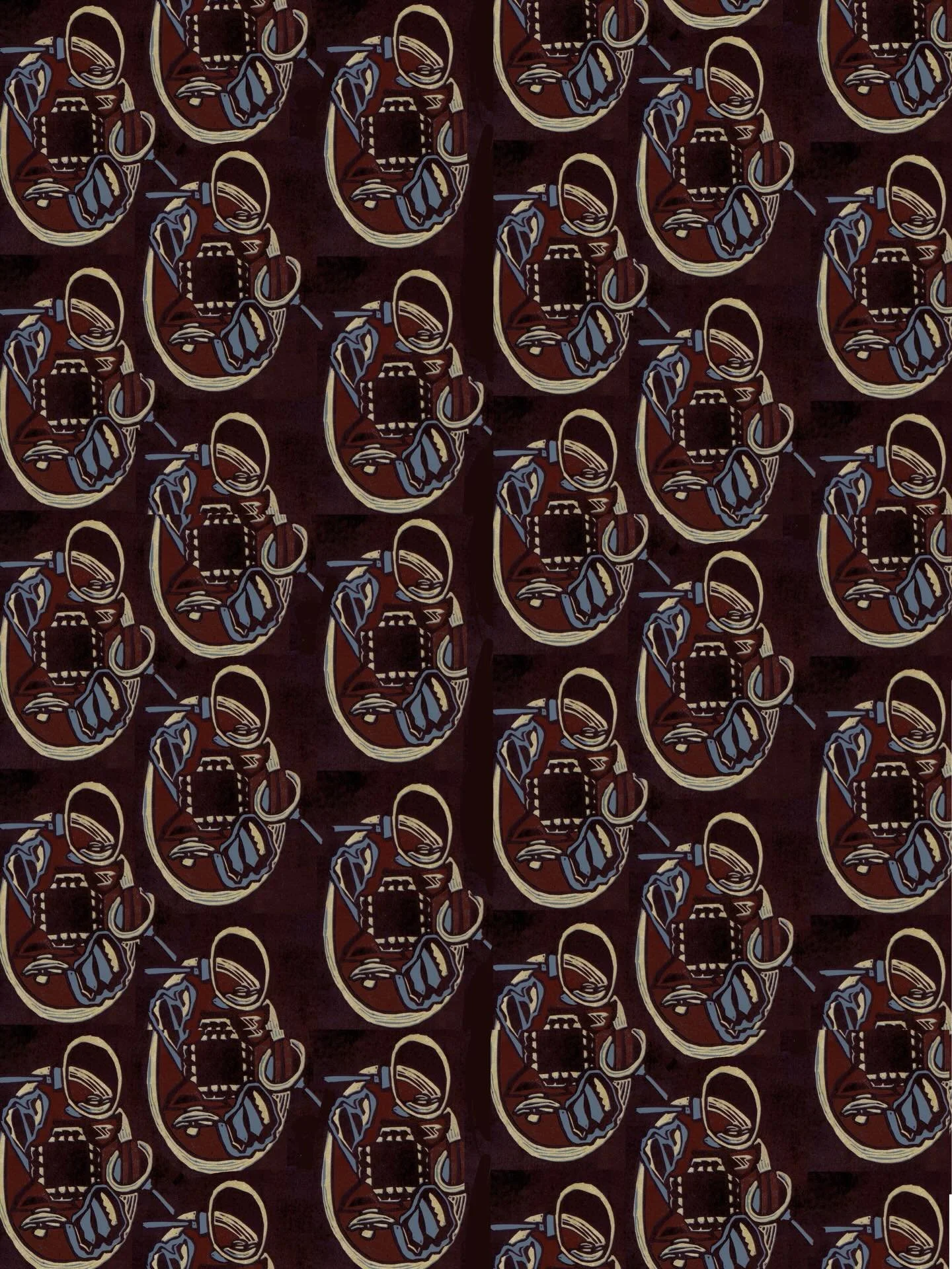 Thought I&rsquo;d post my uni London Underground upholstery project! 
These patterns were are made from four colour linocuts that have been digitally put together😍 
I looked at Bakerloo, Elizabeth, Piccadilly and Waterloo line. This was a super fun 