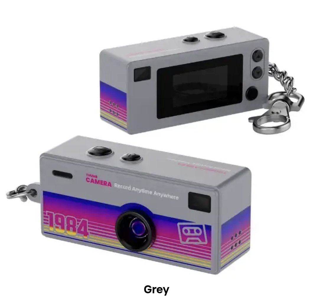 Appareil photo porte-clés GREY BARBIE