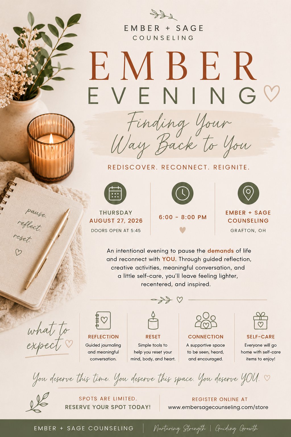 August Ember Evening - Finding Your Way Back to You