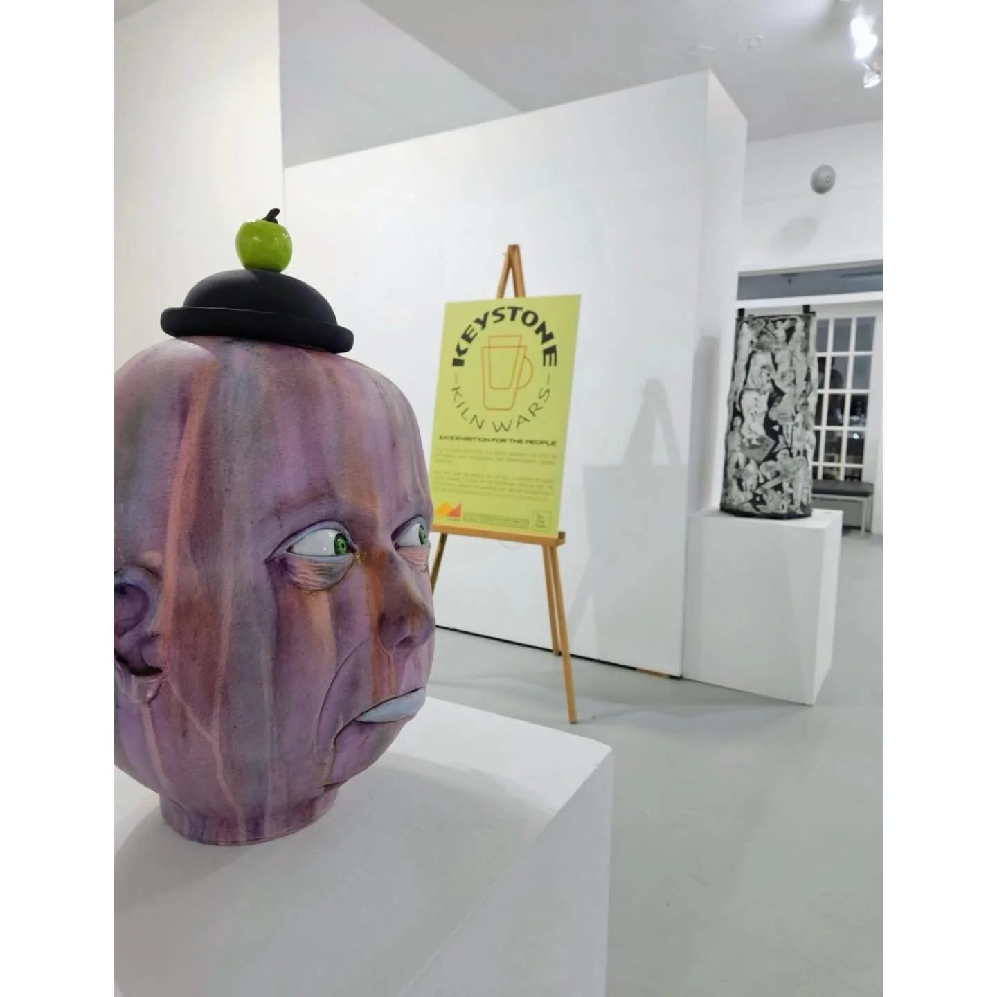 I&rsquo;m super thrilled and honored to have my piece voted Best in Show at the Keystone Kiln Wars show that was up at Oglebay and now on view at @eberle_studios. This past weekend I got to go check out the show in Pittsburgh as well as get a tour of