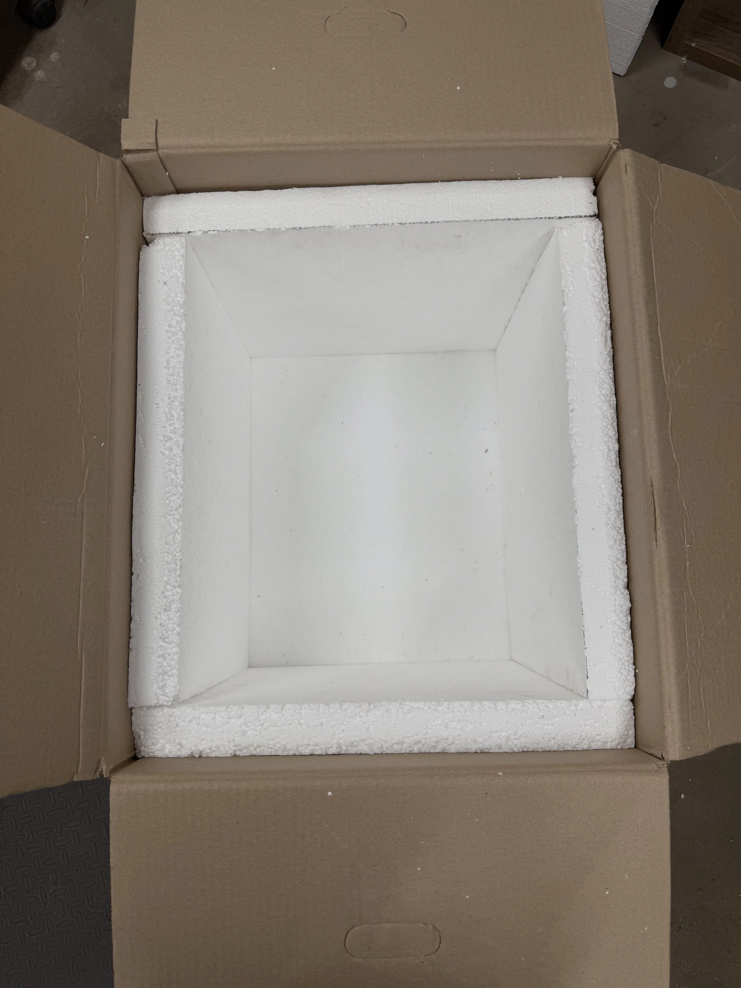 Spent a bit of time packing up a piece that will be shipping out shortly. Over the years of making and sending work around, I&rsquo;ve tried a bunch of different ways to pack pieces, from bubble wrap and peanuts to crates and foam. Lately I&rsquo;ve 