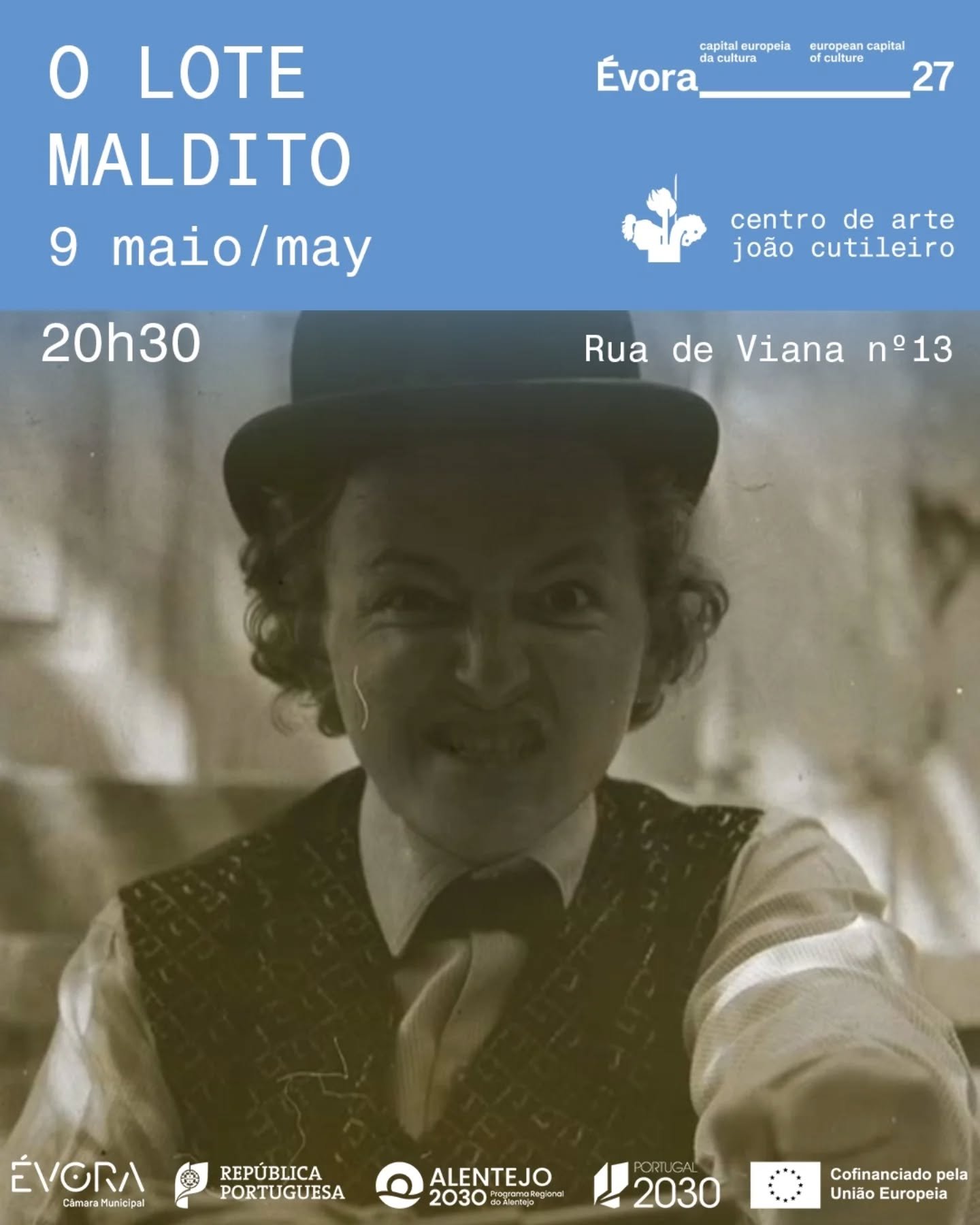 O primeiro filme a passar na Casa &eacute; na verdade uma foto novela, uma cl&aacute;ssica hist&oacute;ria do Velho Oeste em que o pr&oacute;prio Jo&atilde;o Cutileiro &eacute; uma personagem fulcral.
Est&atilde;o convidados a ver e aprender sobre es