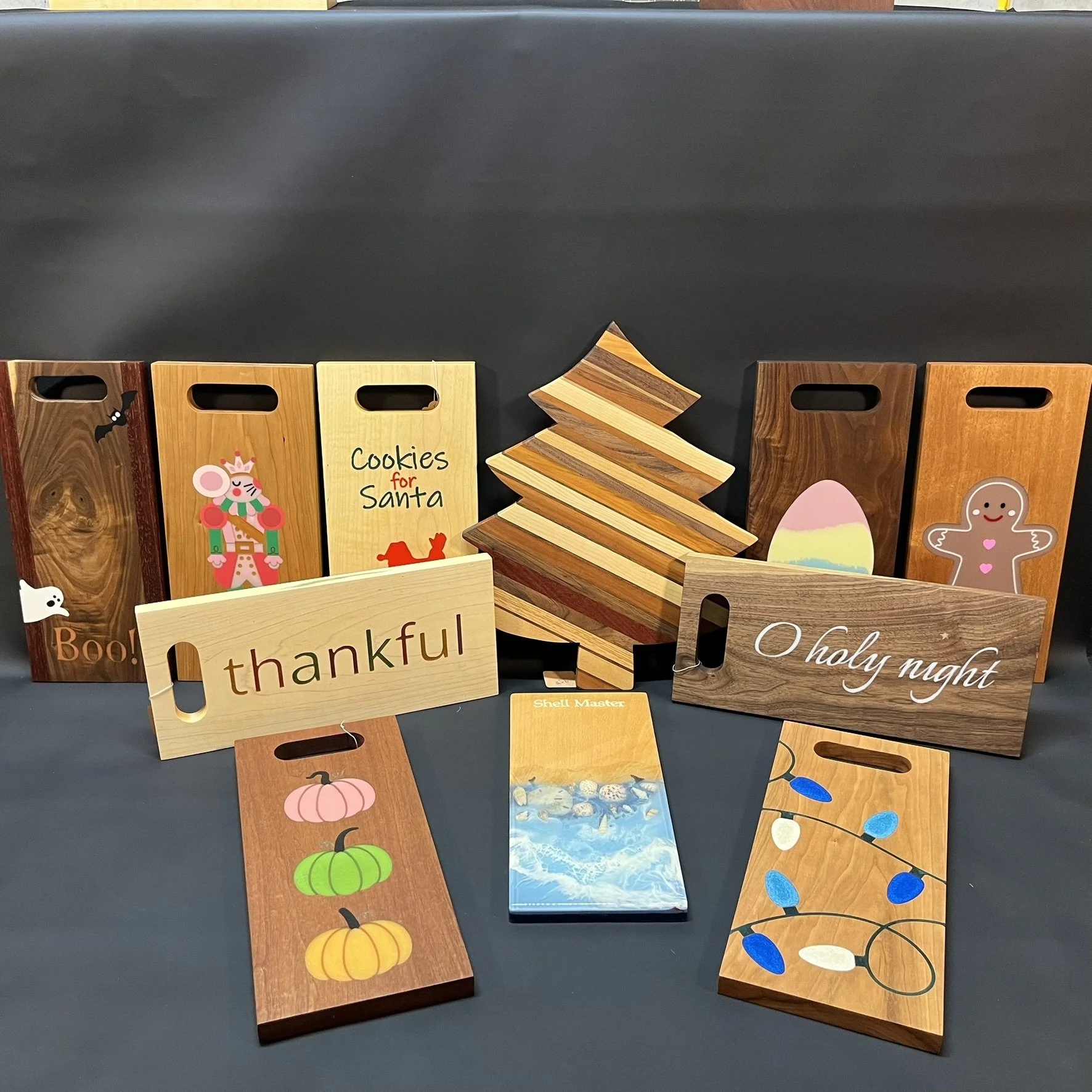 Display of Brooke series boards.