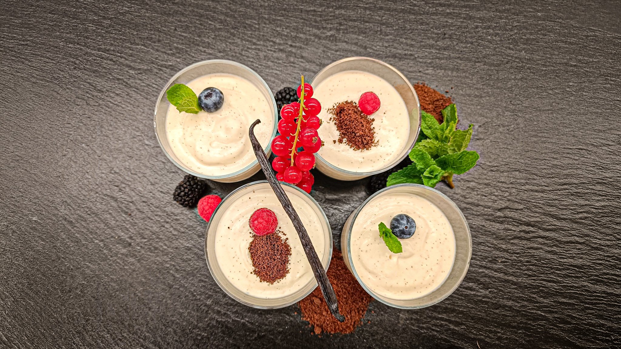 Buttermilch-Vanille-Creme