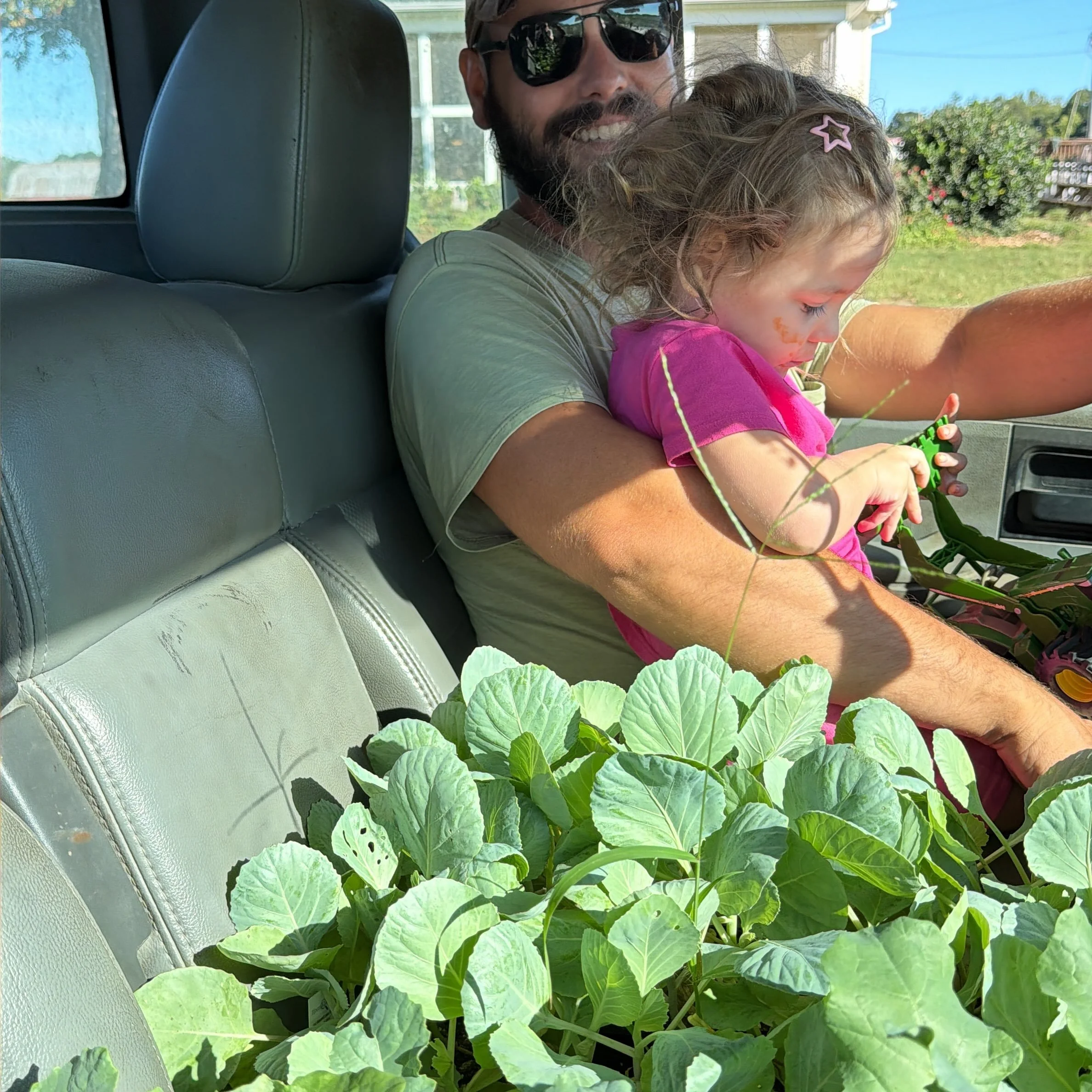 At the garden planting cabbages today 🤪 

With my cabbage guy on his 5th cabbage growing season 💀 but he&rsquo;s no cabbage expert, he just put it in the ground and knows what to do to make it grow 👅🥬 #iykyk