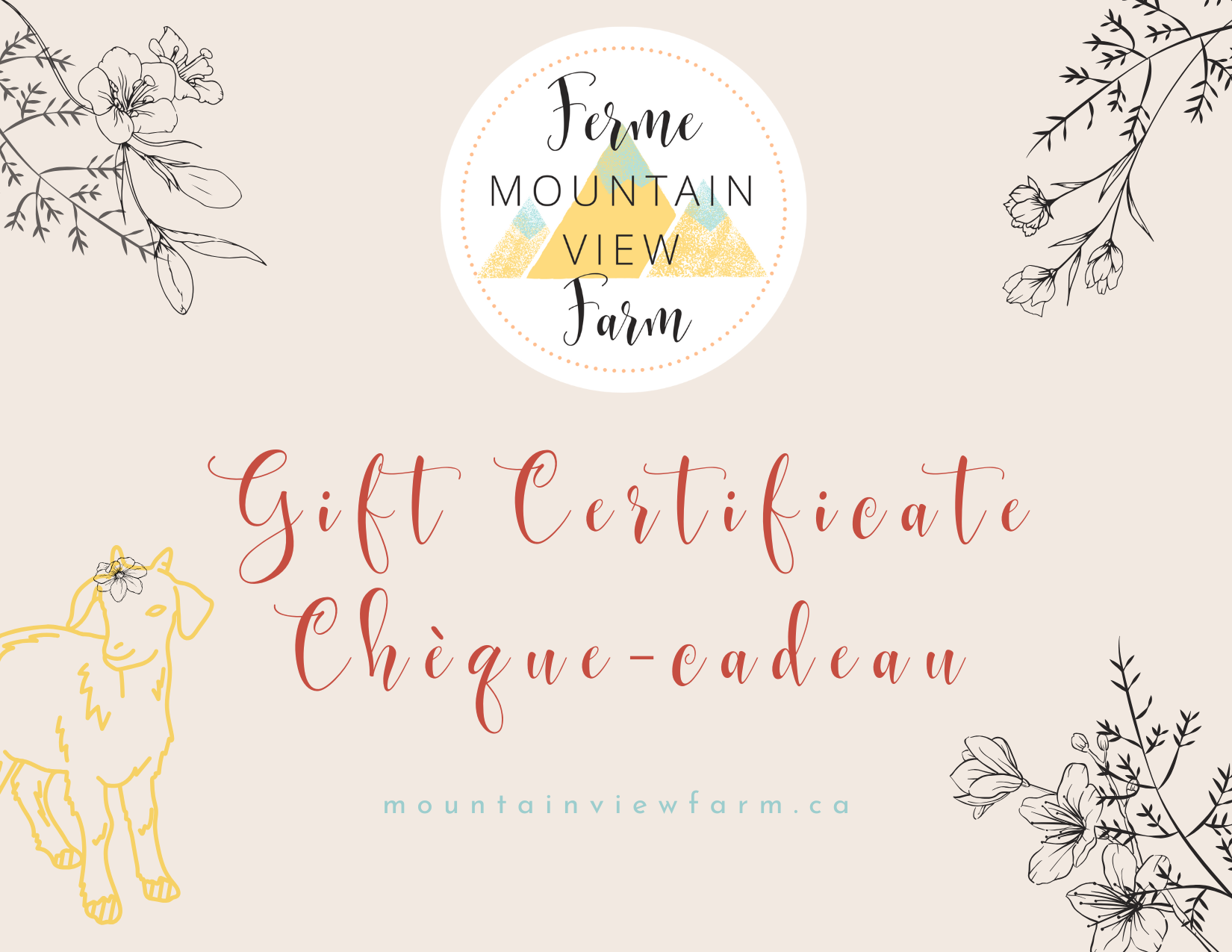 Gift Certificate / Chèque-cadeau