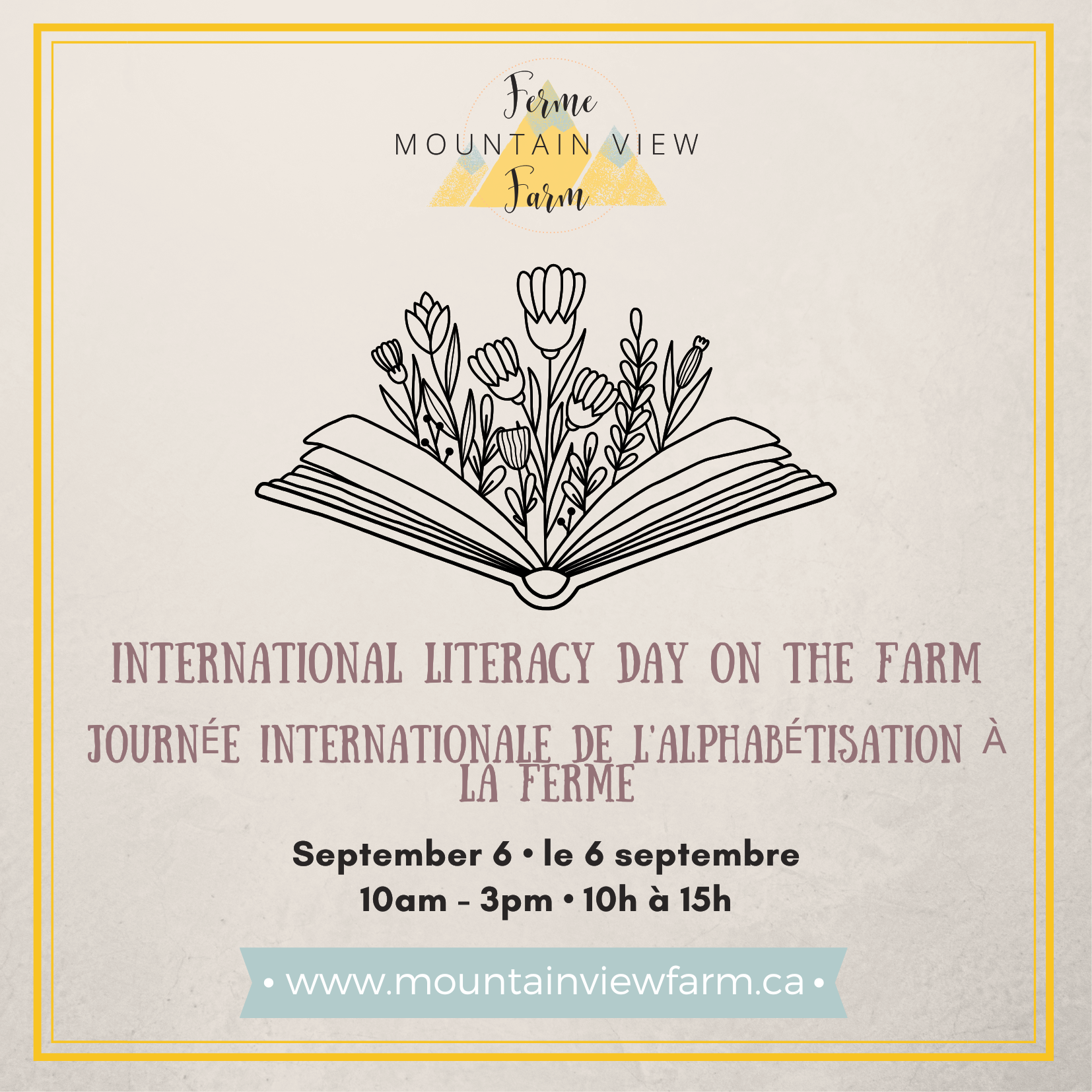 Int'l Literacy Day on the Farm / Journée internationale de l'alphabétisation à la ferme