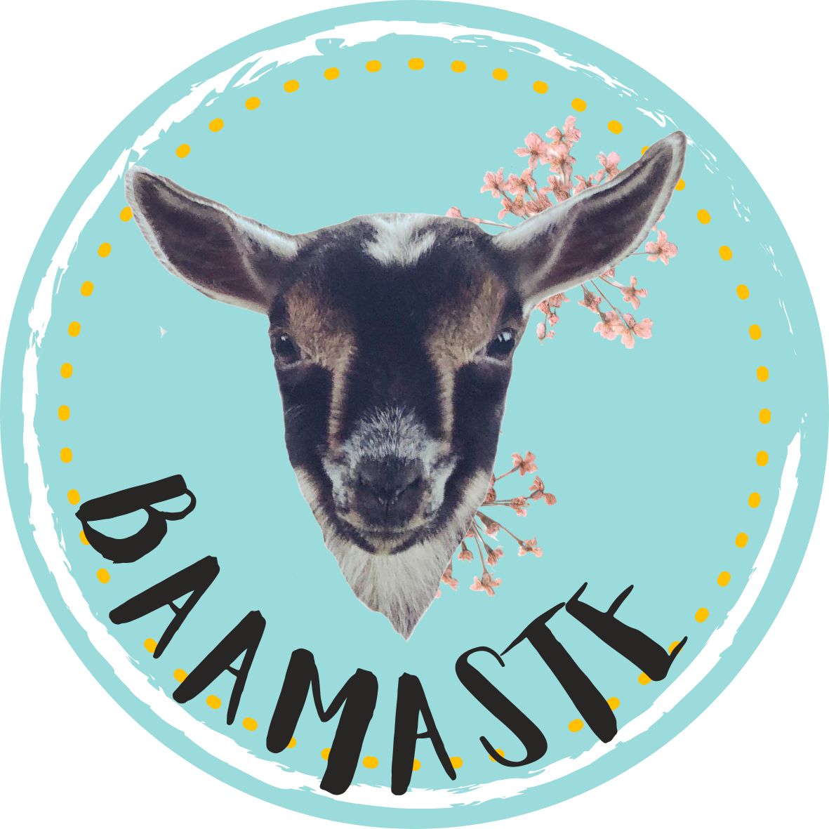Baamaste Goat Sticker / Autocollant Chevre « Baamaste »