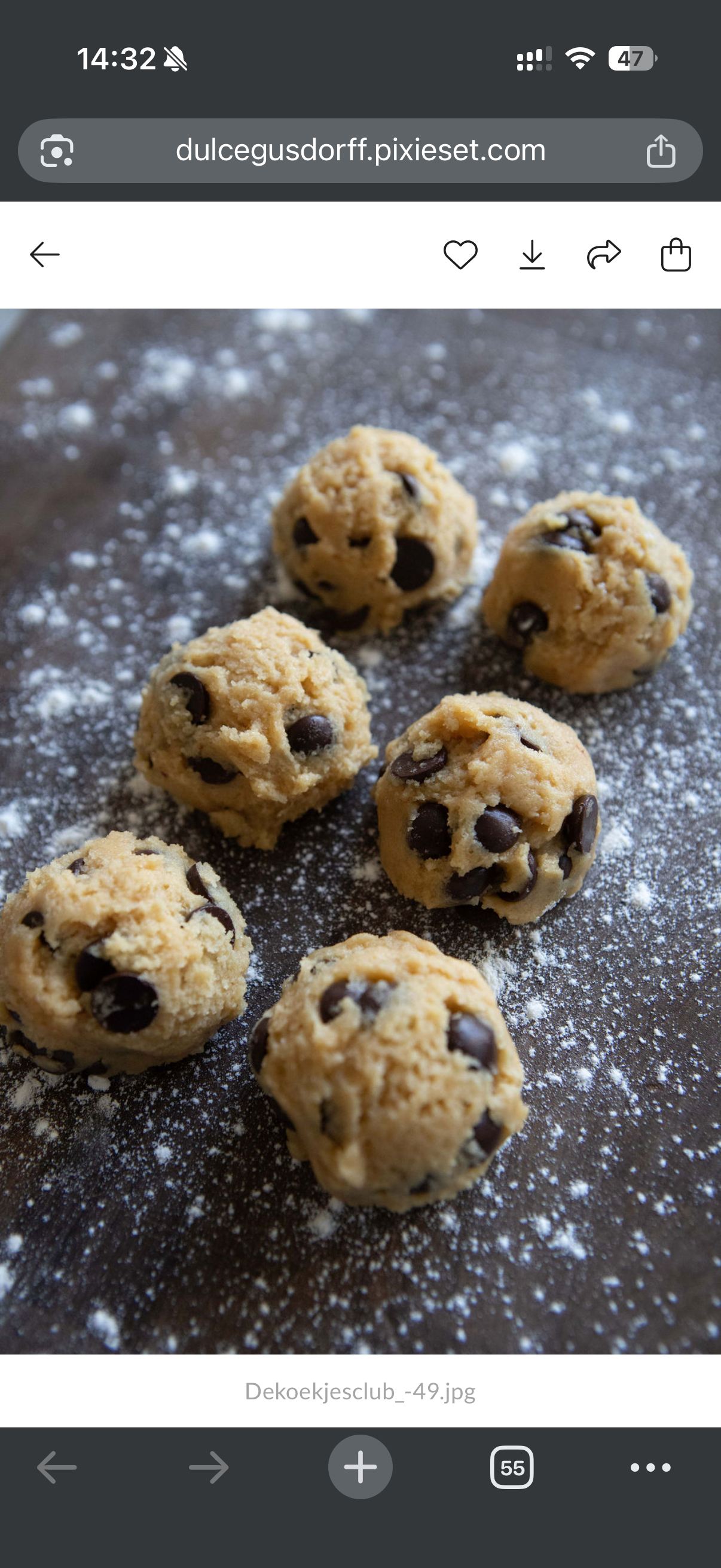 Coming Soon! Frozen Choco-Chip Koekje Dough