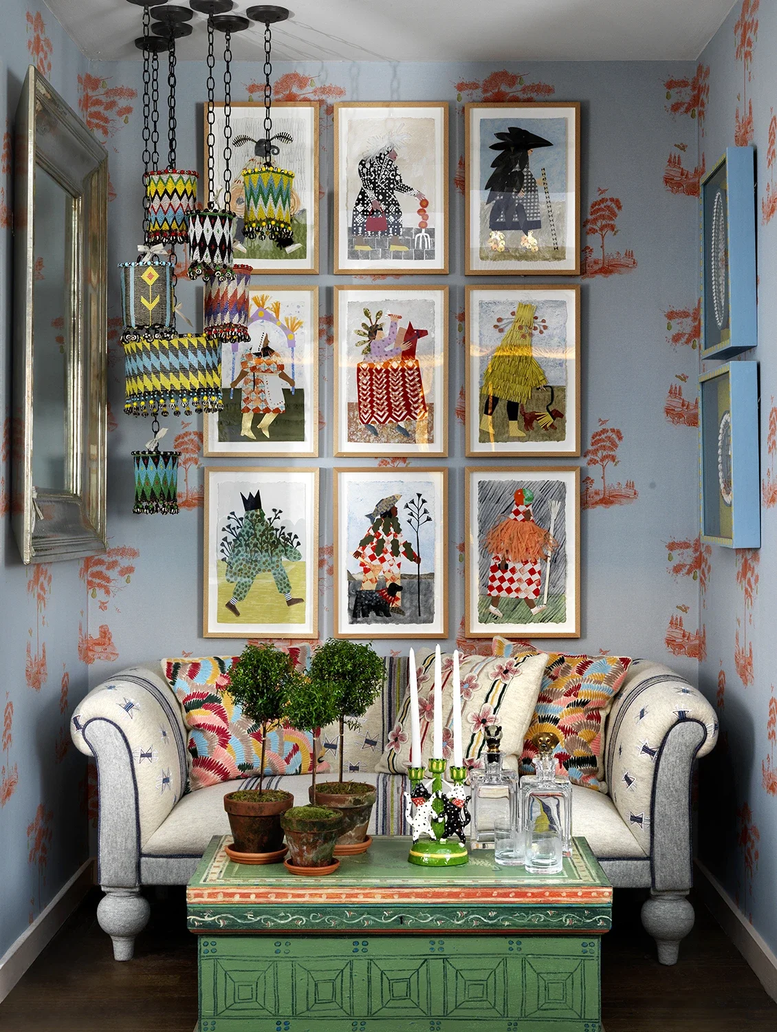 Staging of Melissa White chest in the Bergdorf Goodman 2019.