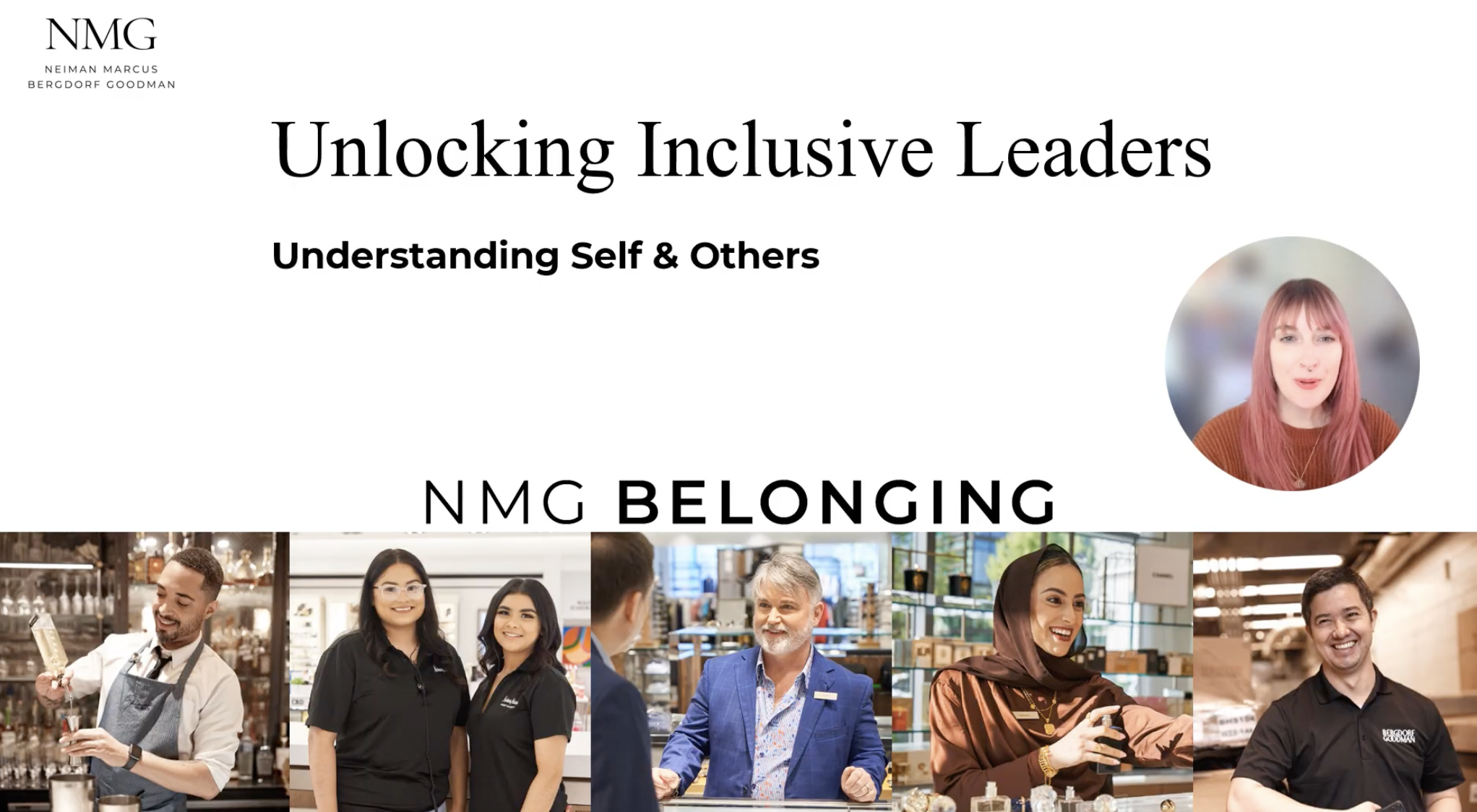 A screenshot of the first shot of the Belonging series for the facilities teams.