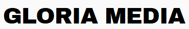 Gloria Media logo in black text