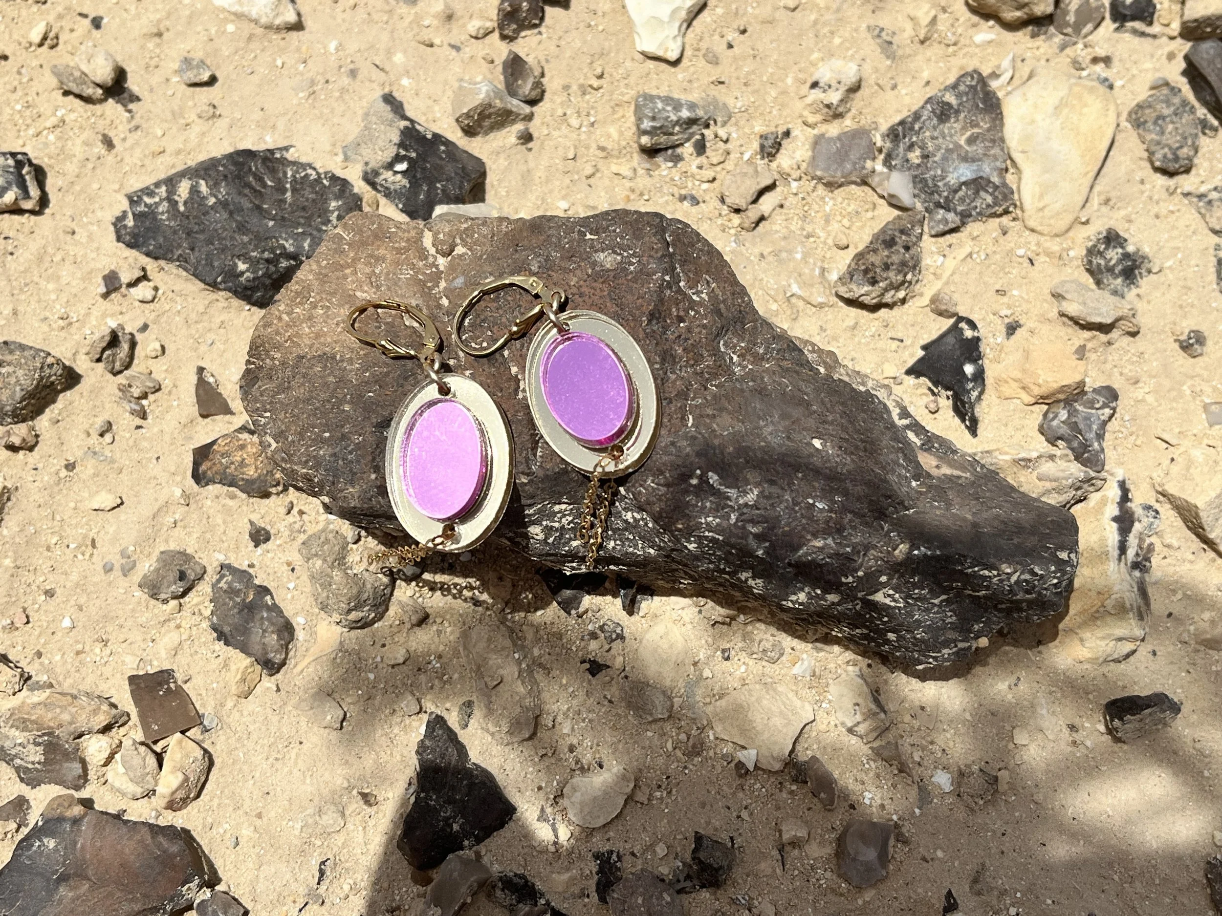 Happy Unfinished earrings