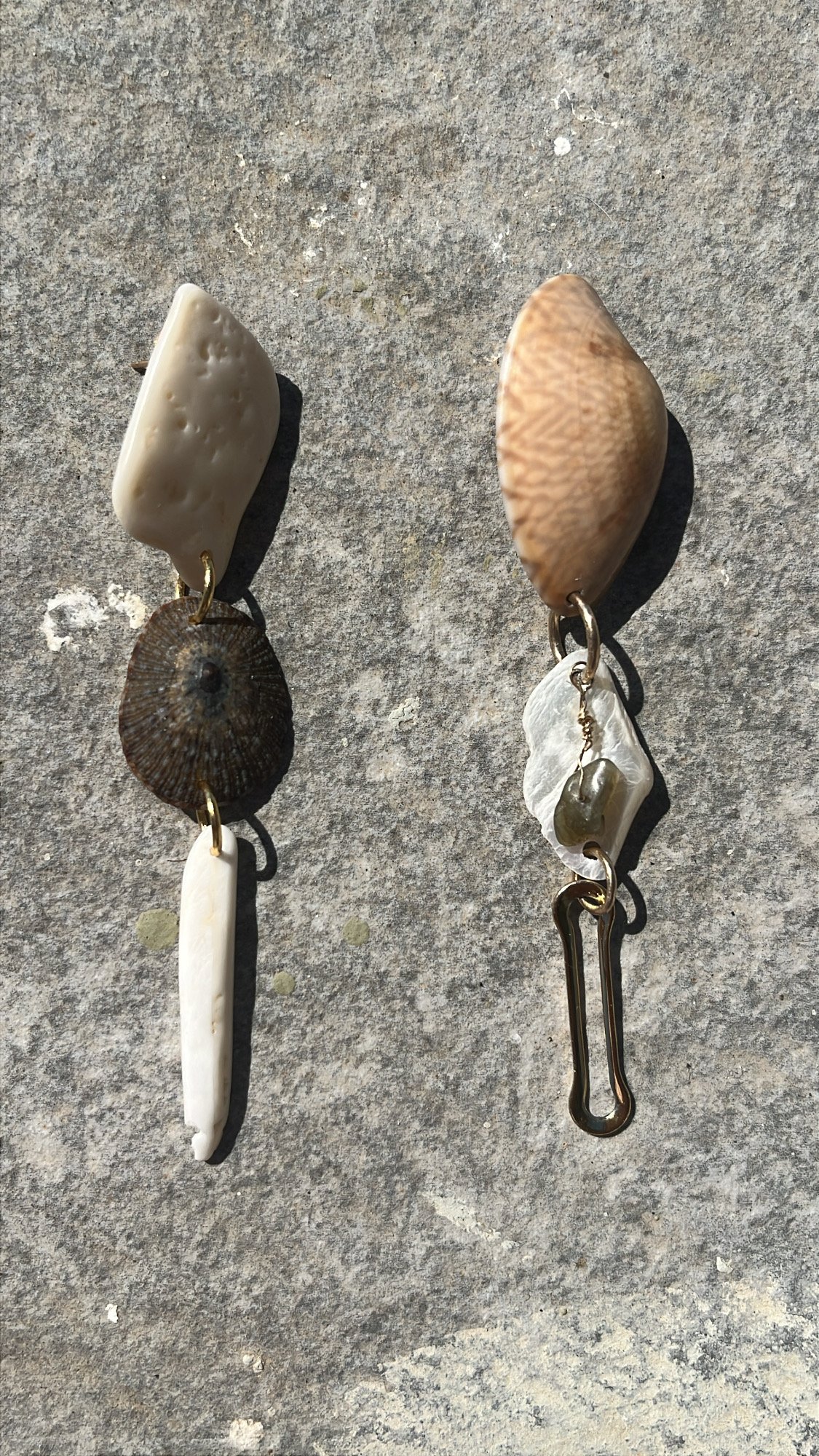 seashell earrings #2