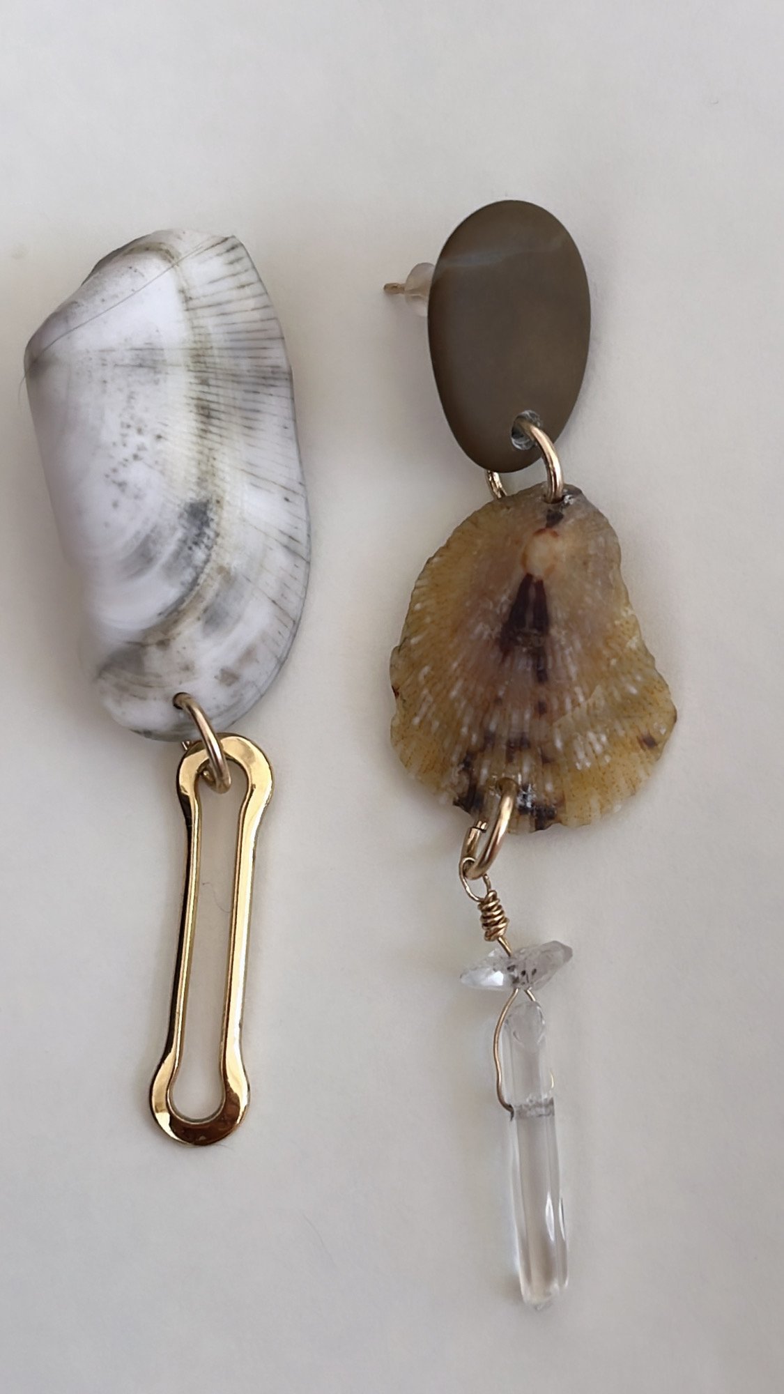 seashell earrings #2