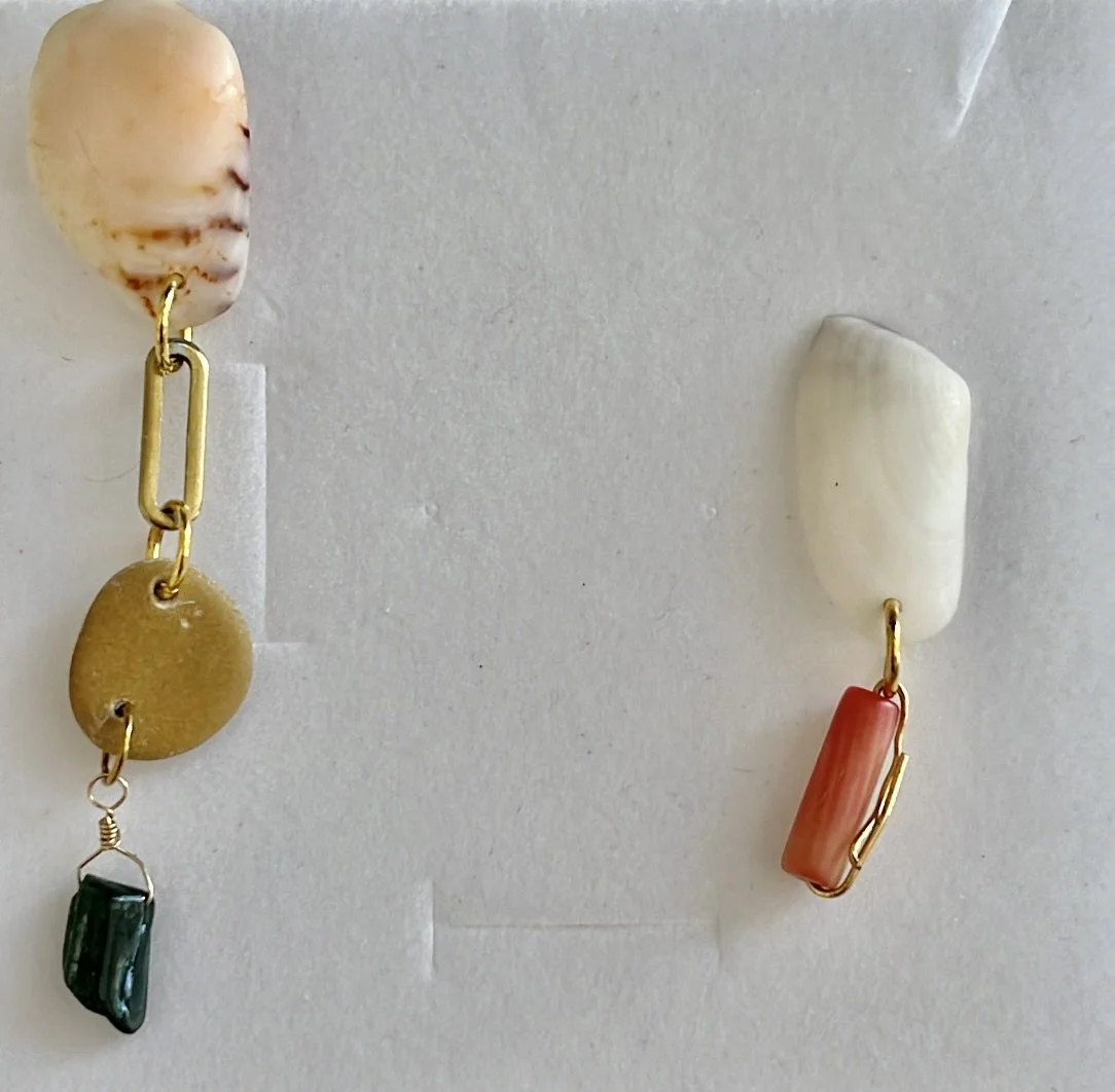 seashell earrings #3