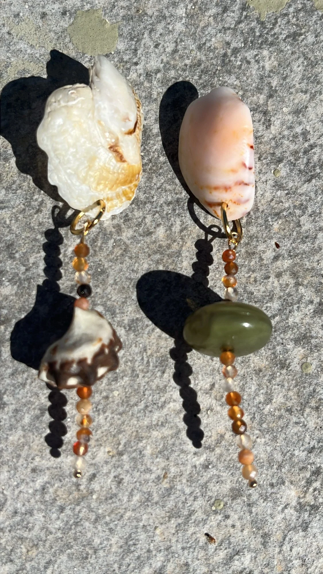 seashell earrings #4