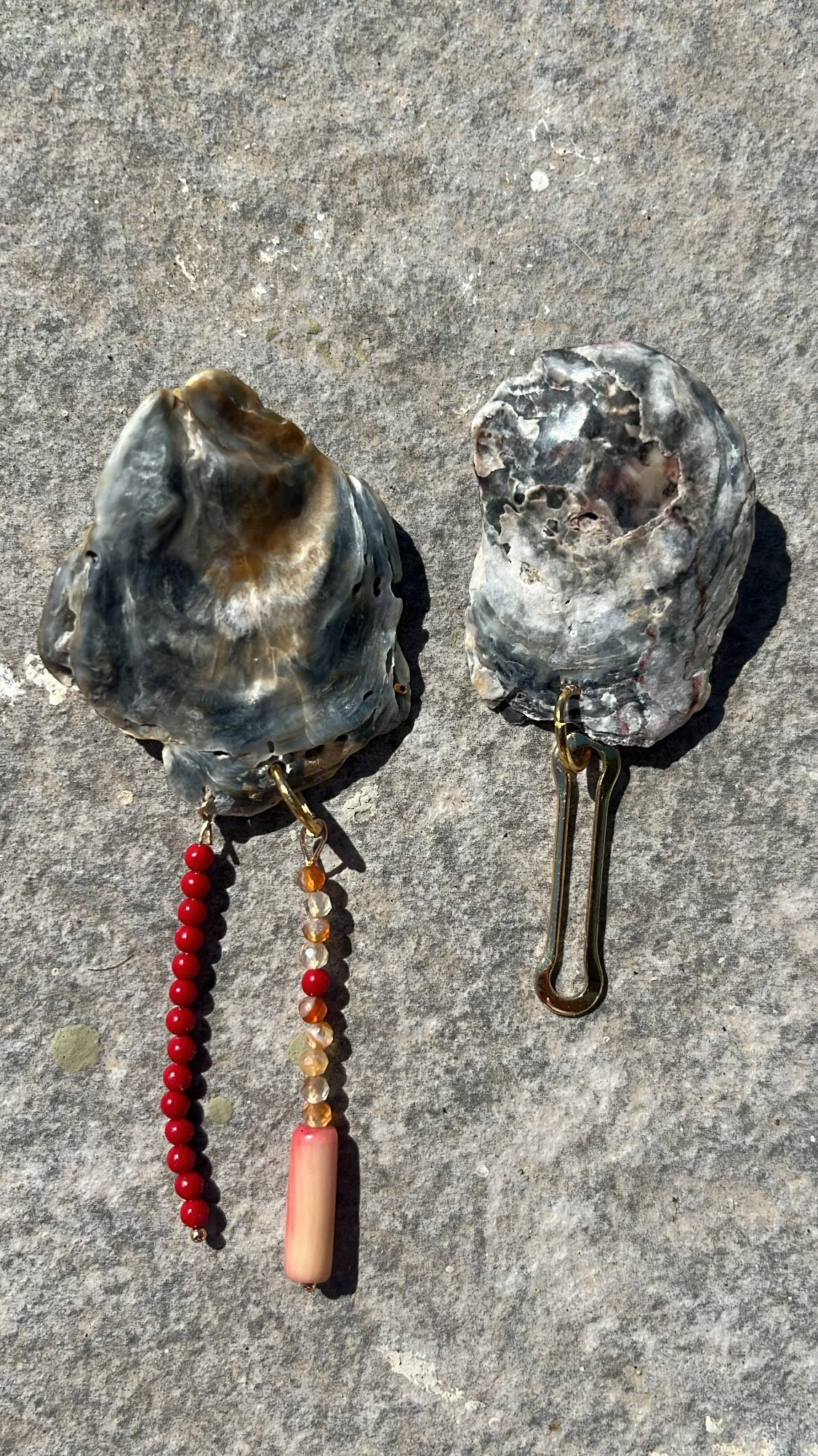 seashell earrings #3